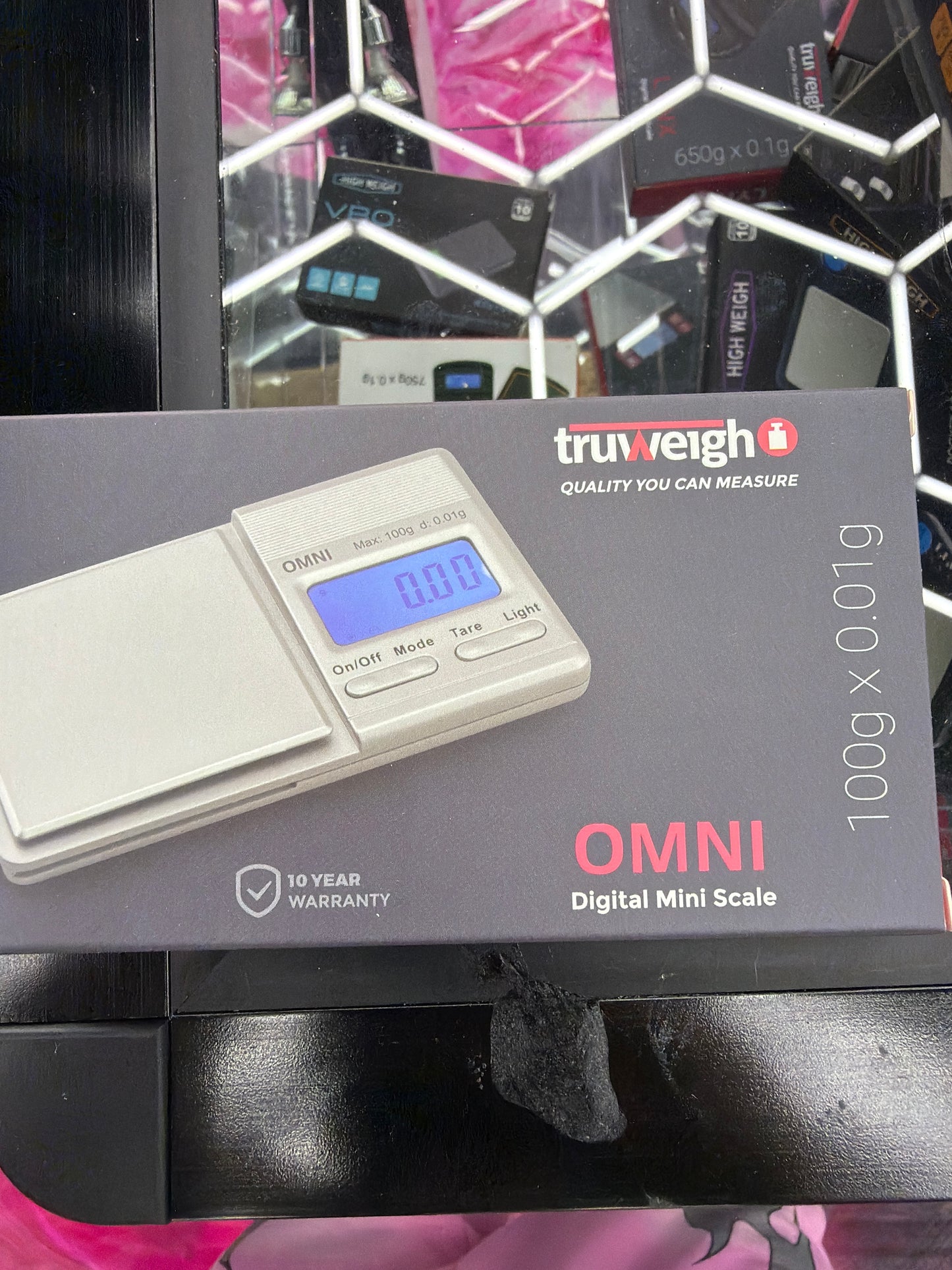 TrueWeigh - Smoking ACC - Scale - Omni 100 X 0.01 Silver