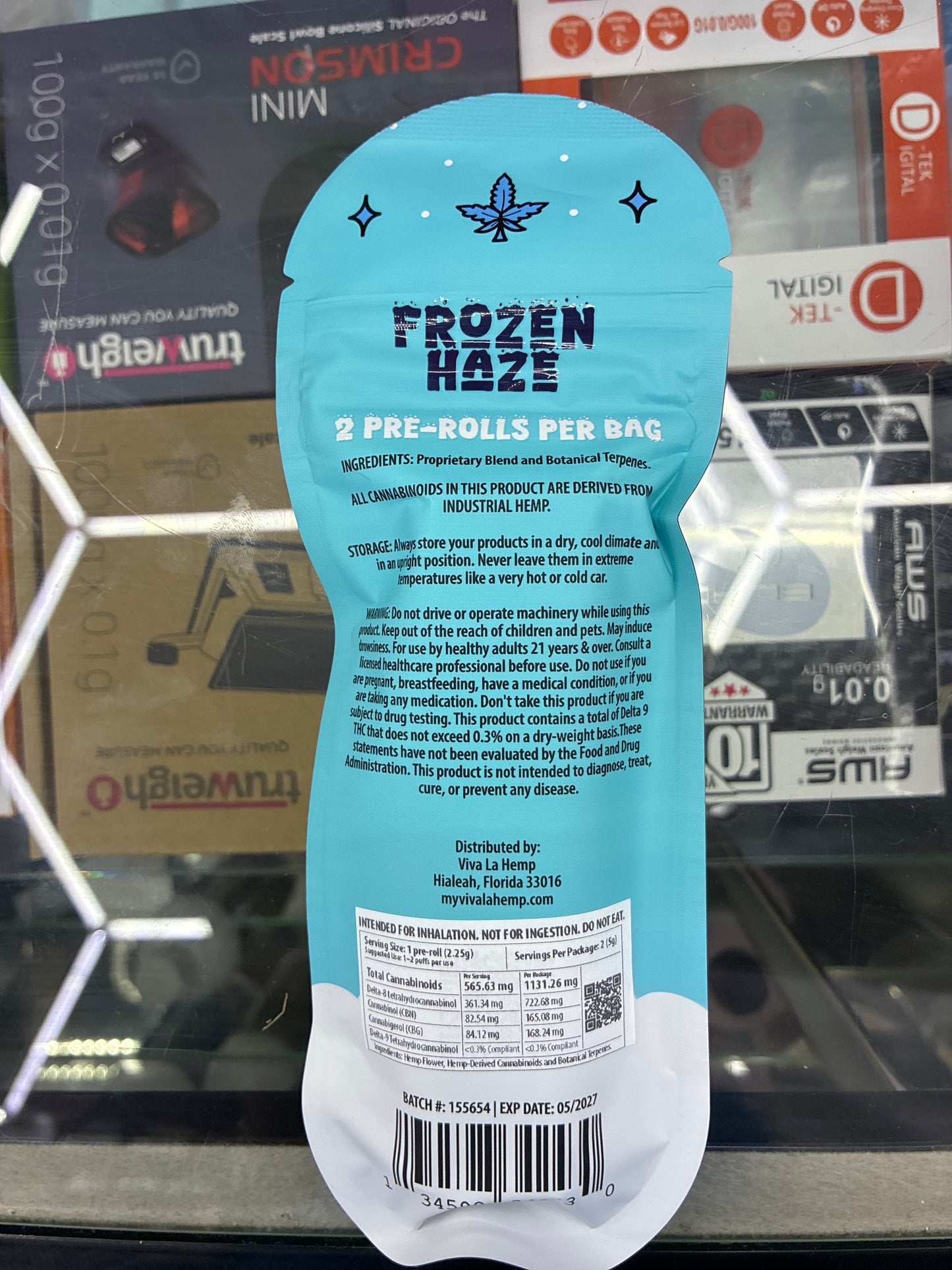 Viva la hemp frost rolls thca diamonds frost frozen haze indica