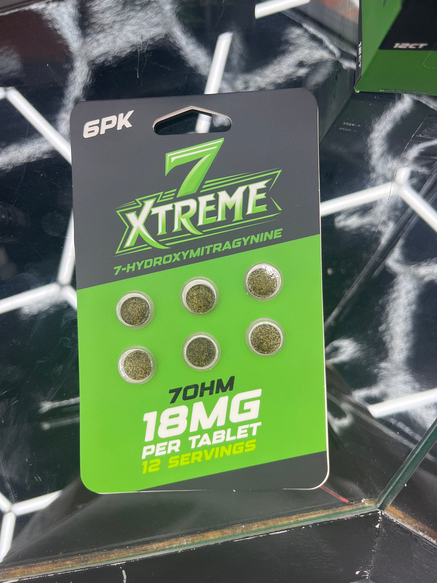 7-xtreme 7hydroxymitragynine 70hm 18mg 6ct