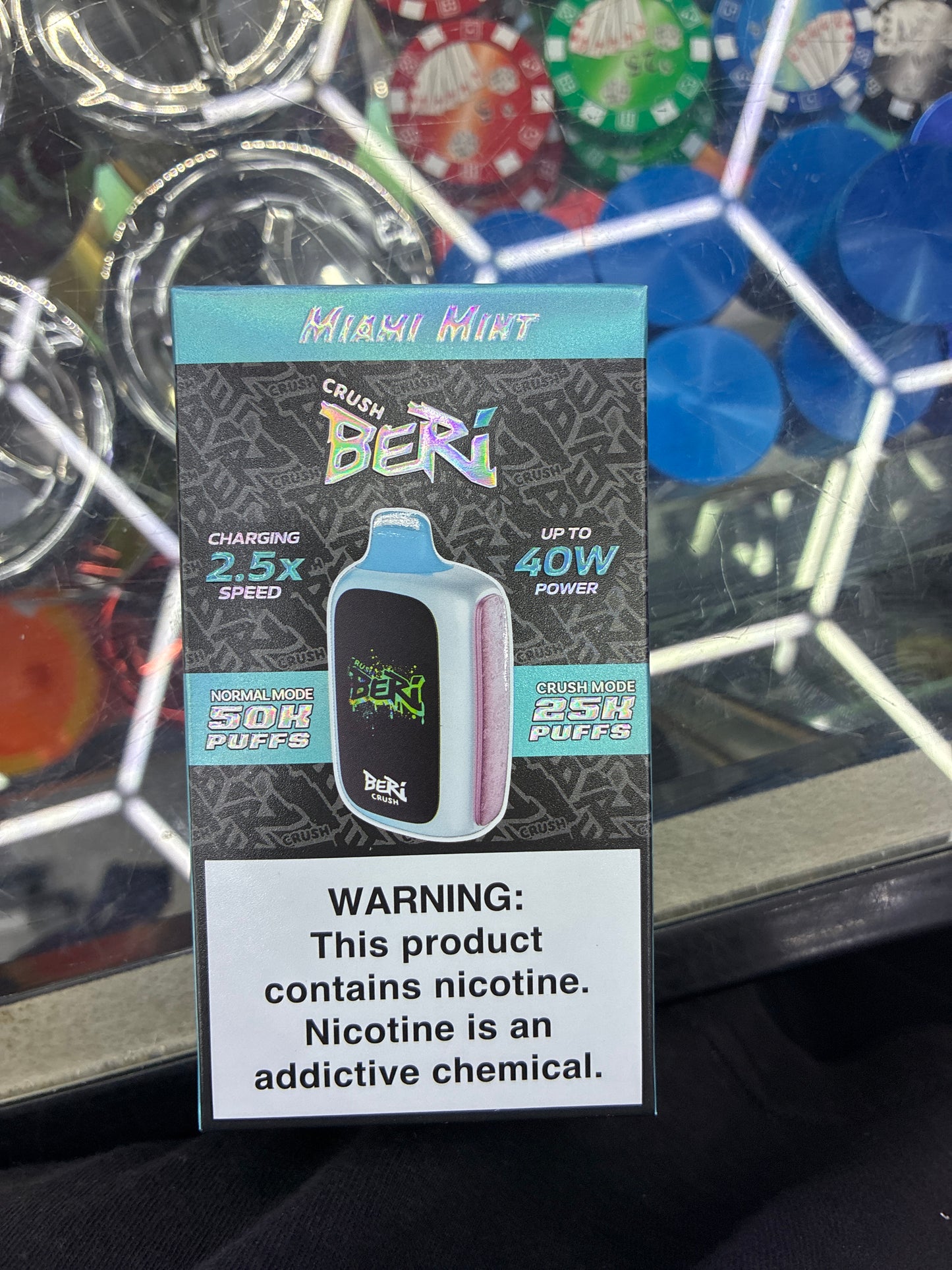 Crush beri miami mint 50k puffs