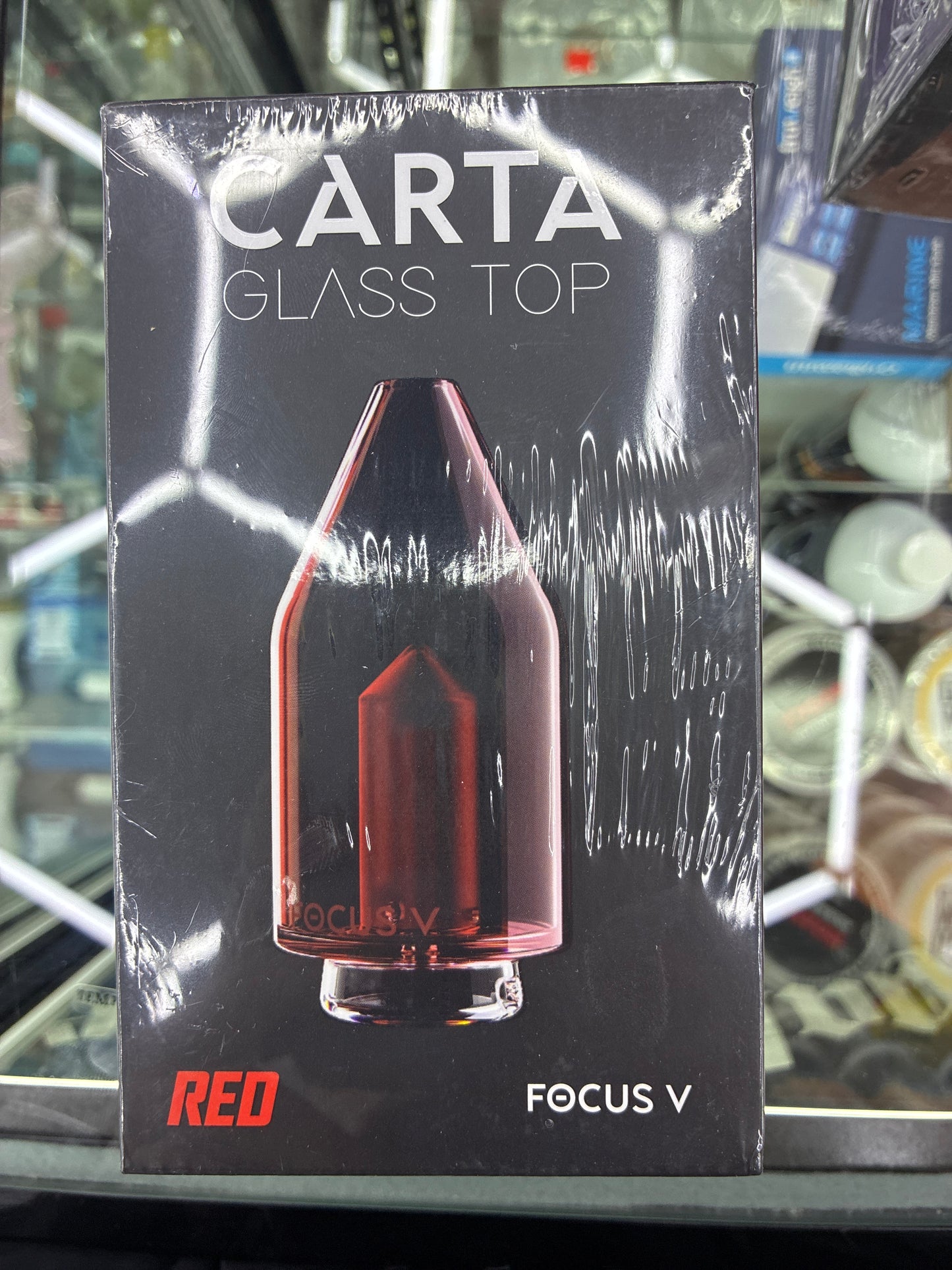 CARTA GLASS TOP RED