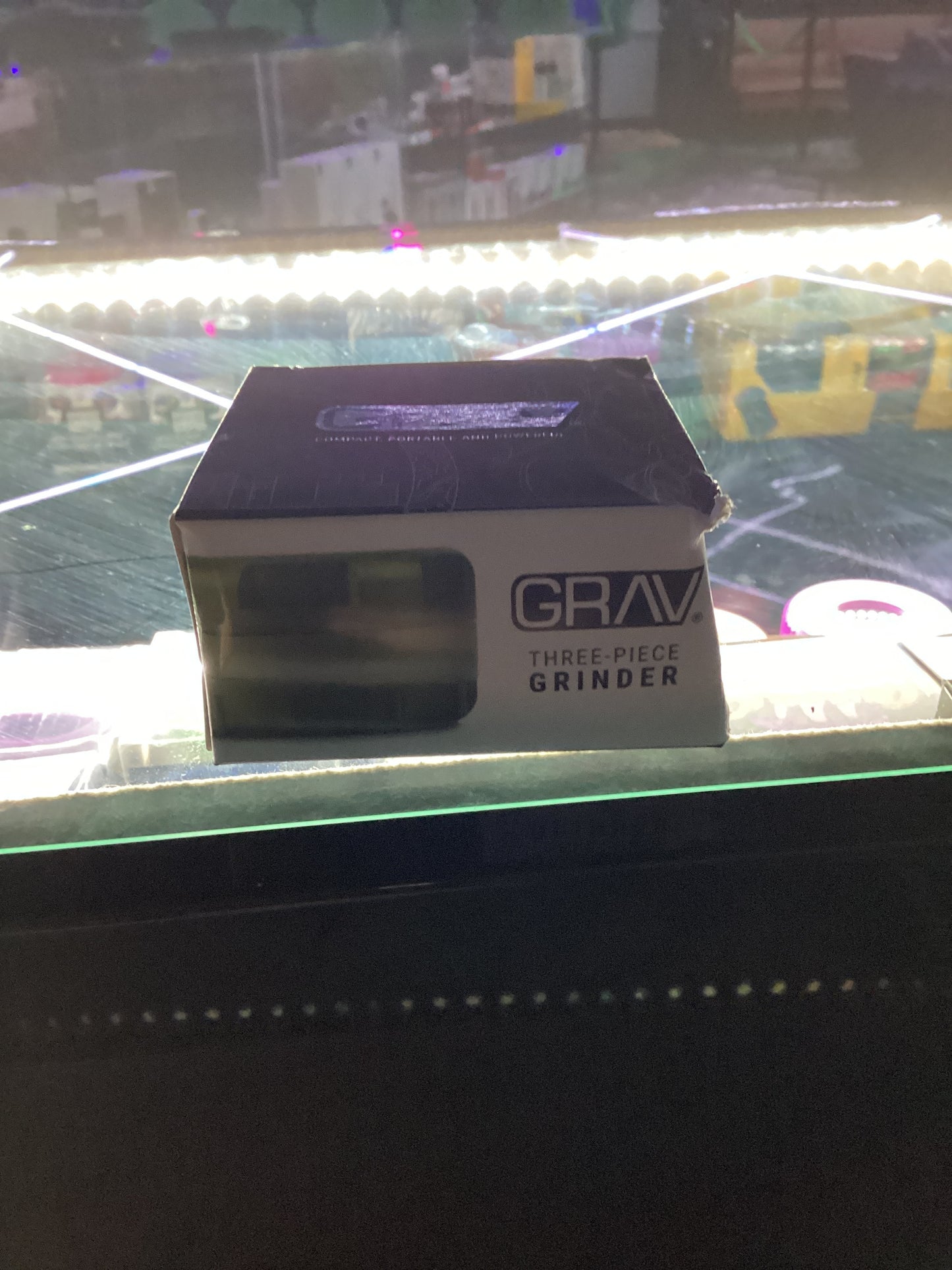 Grav three piece grinder green