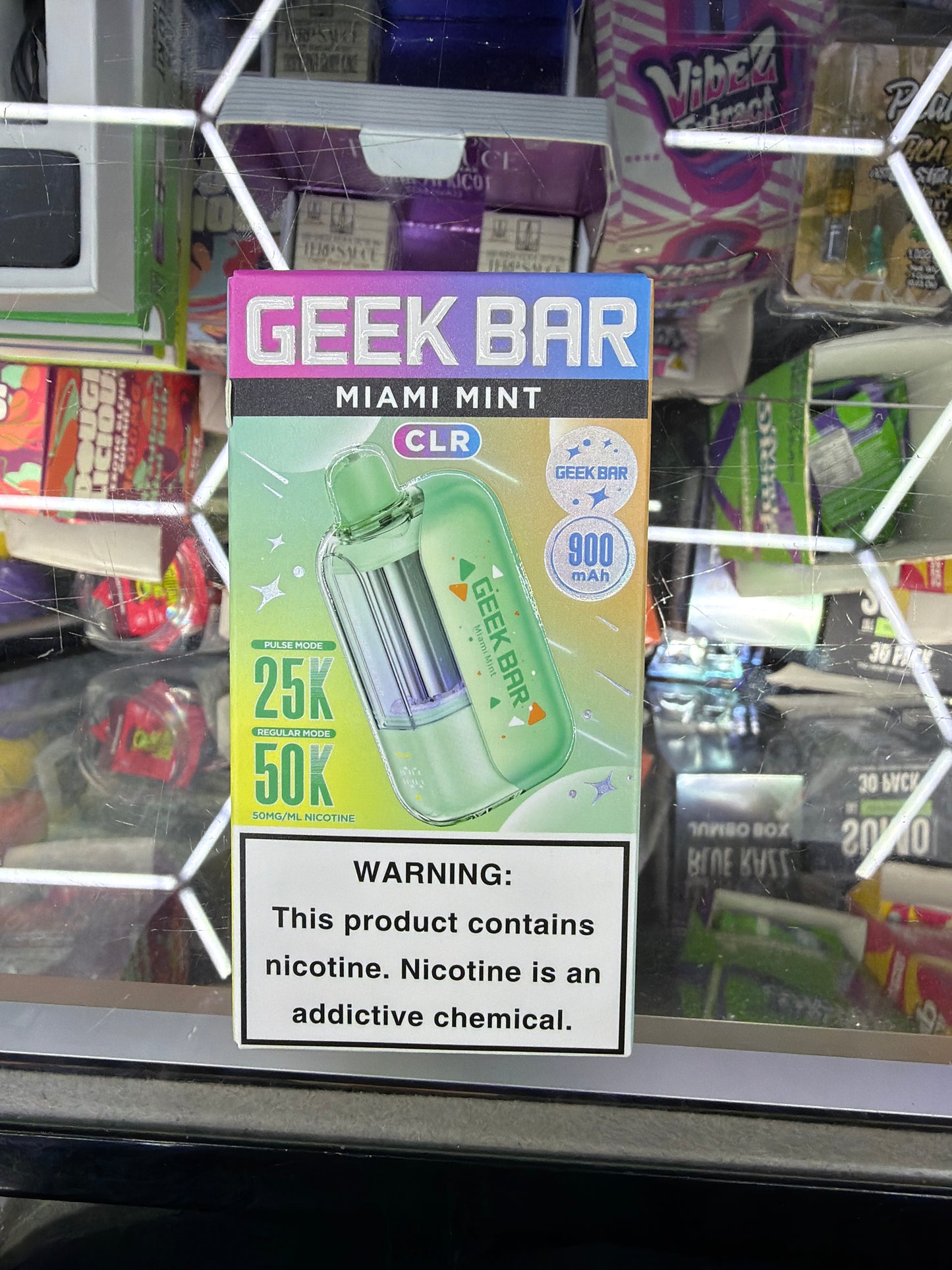 Geekbar clr 50k hits miami mint