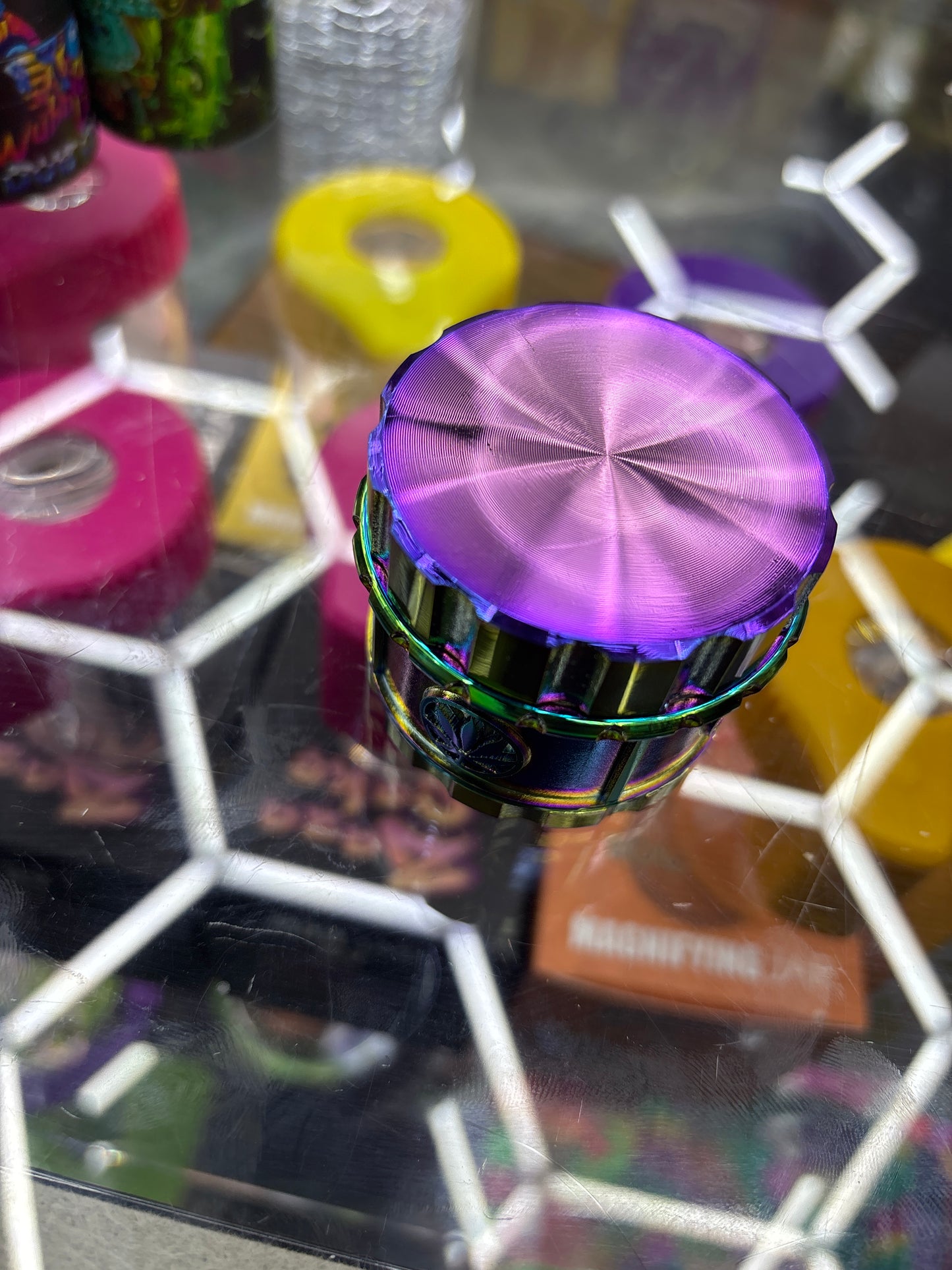 Rainbow metal medium grinder