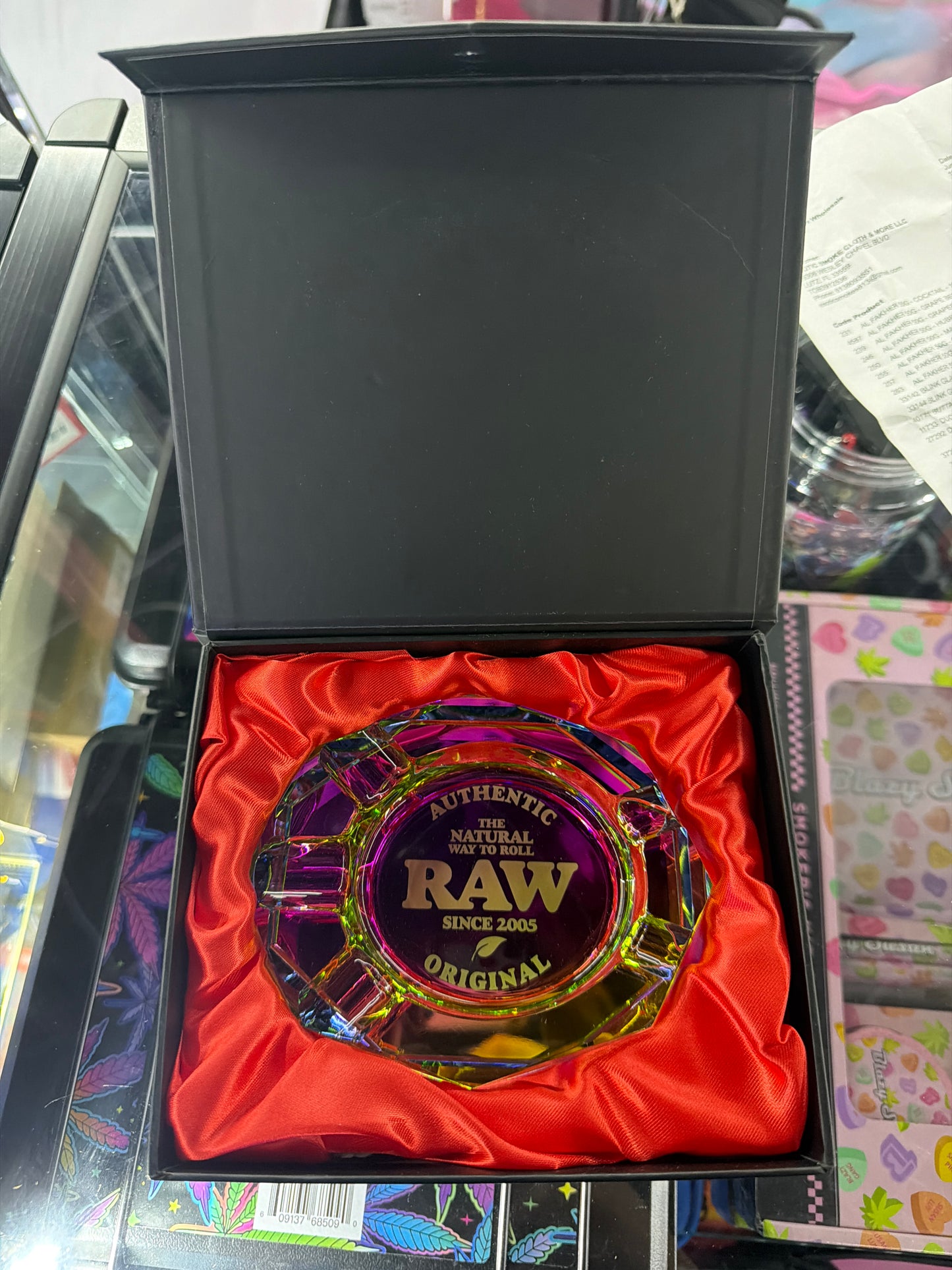 RAW PHAT PRISM GLASS ASHTRAY