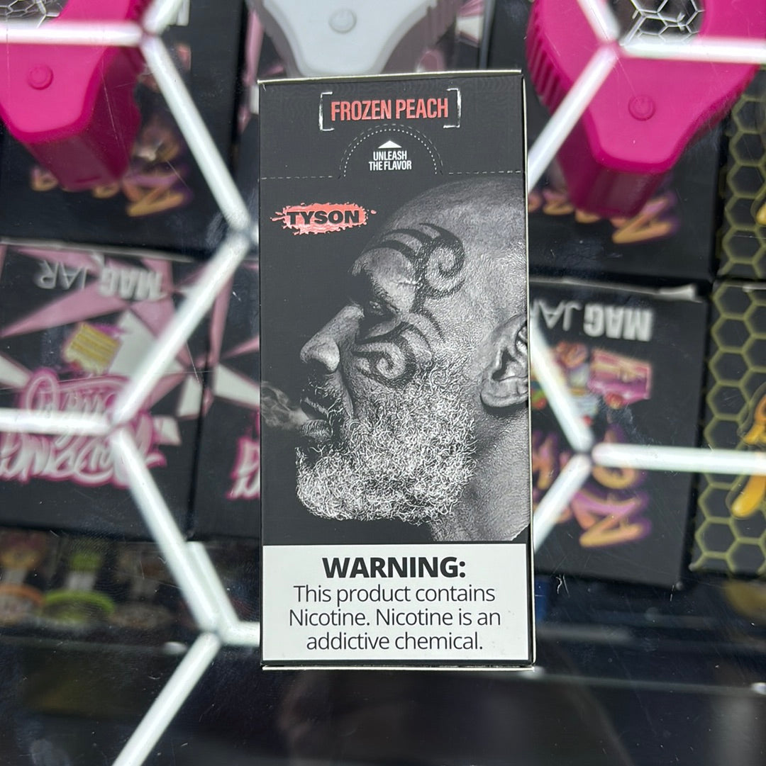 Tyson 15,000 hits iron mike frozen peach