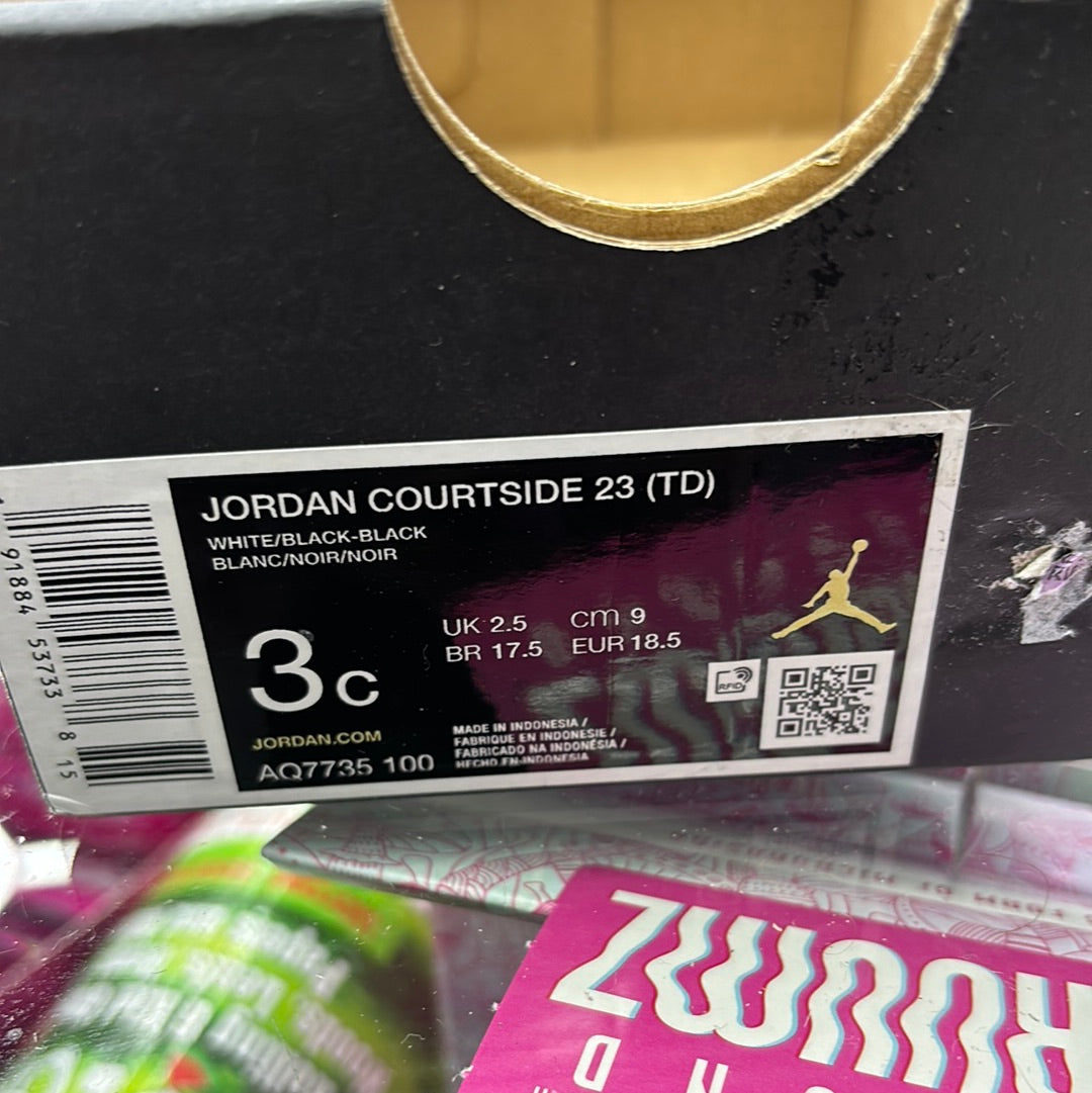 Jordan courtside 23TD white/black – black blank 3C 