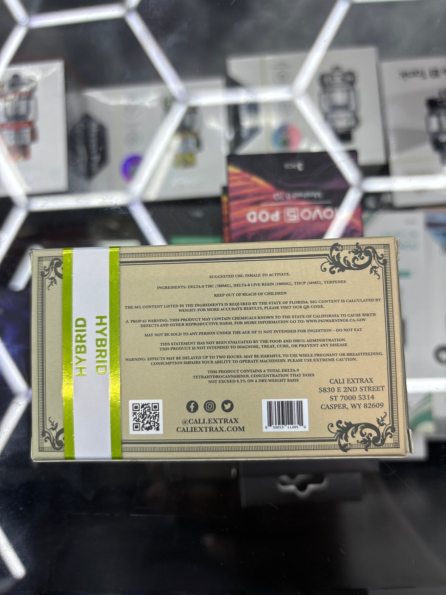 Cali loose change london pound cake, 1G disposable hybrid