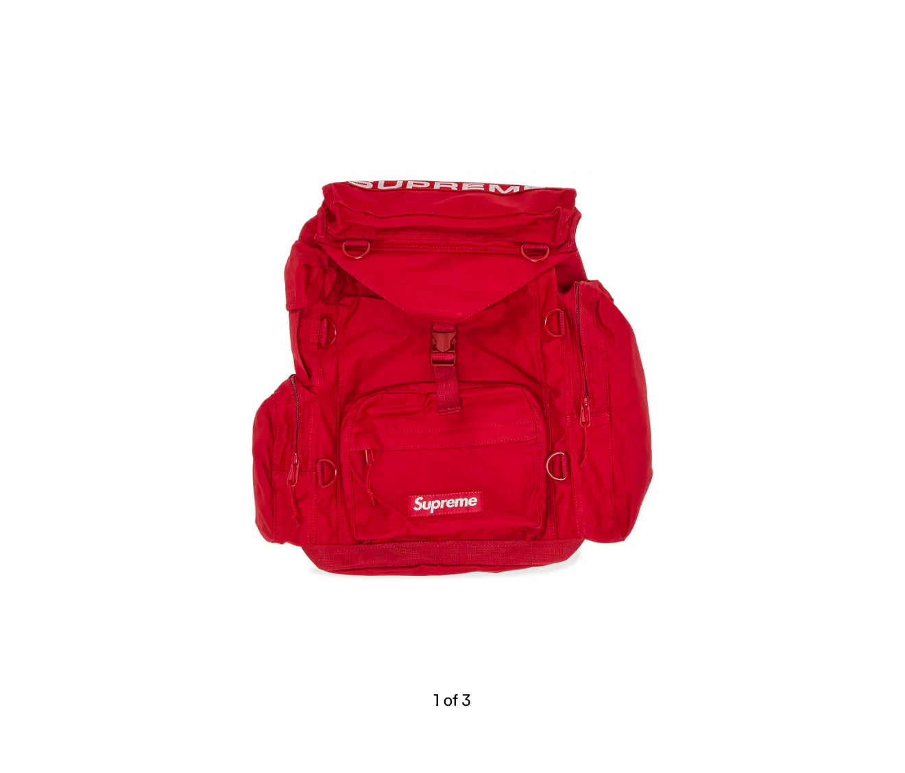 Supreme limited red backpack 2017 collaboration