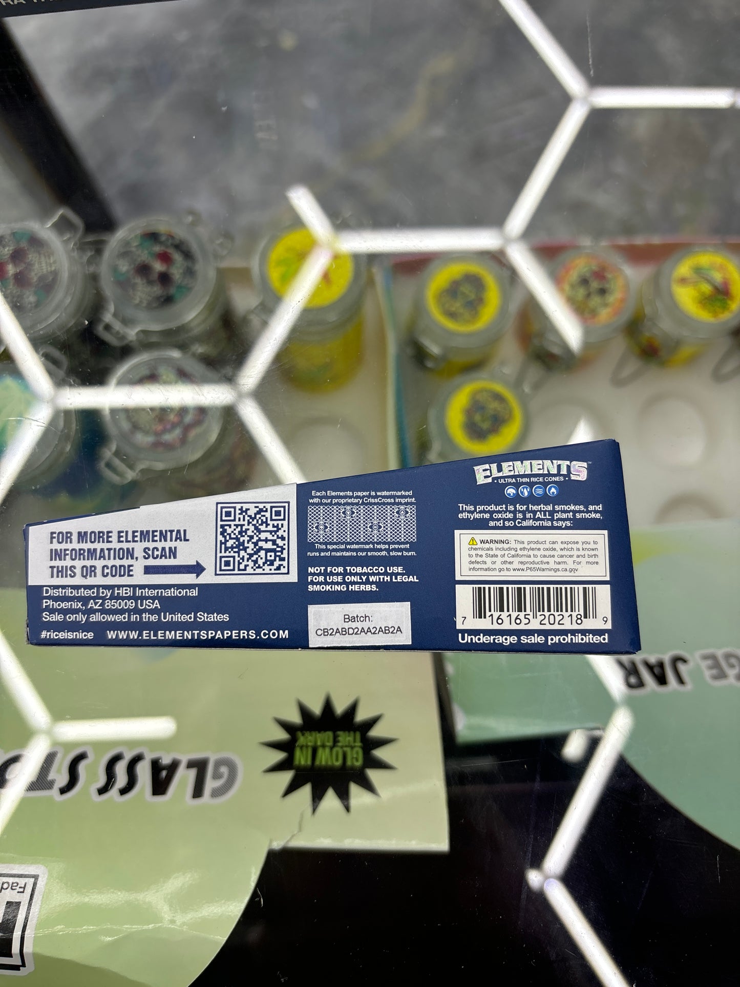 Elements 1 1/4 size ultra thin rice cones Elements one and 1/4 size ultra thin rice cones