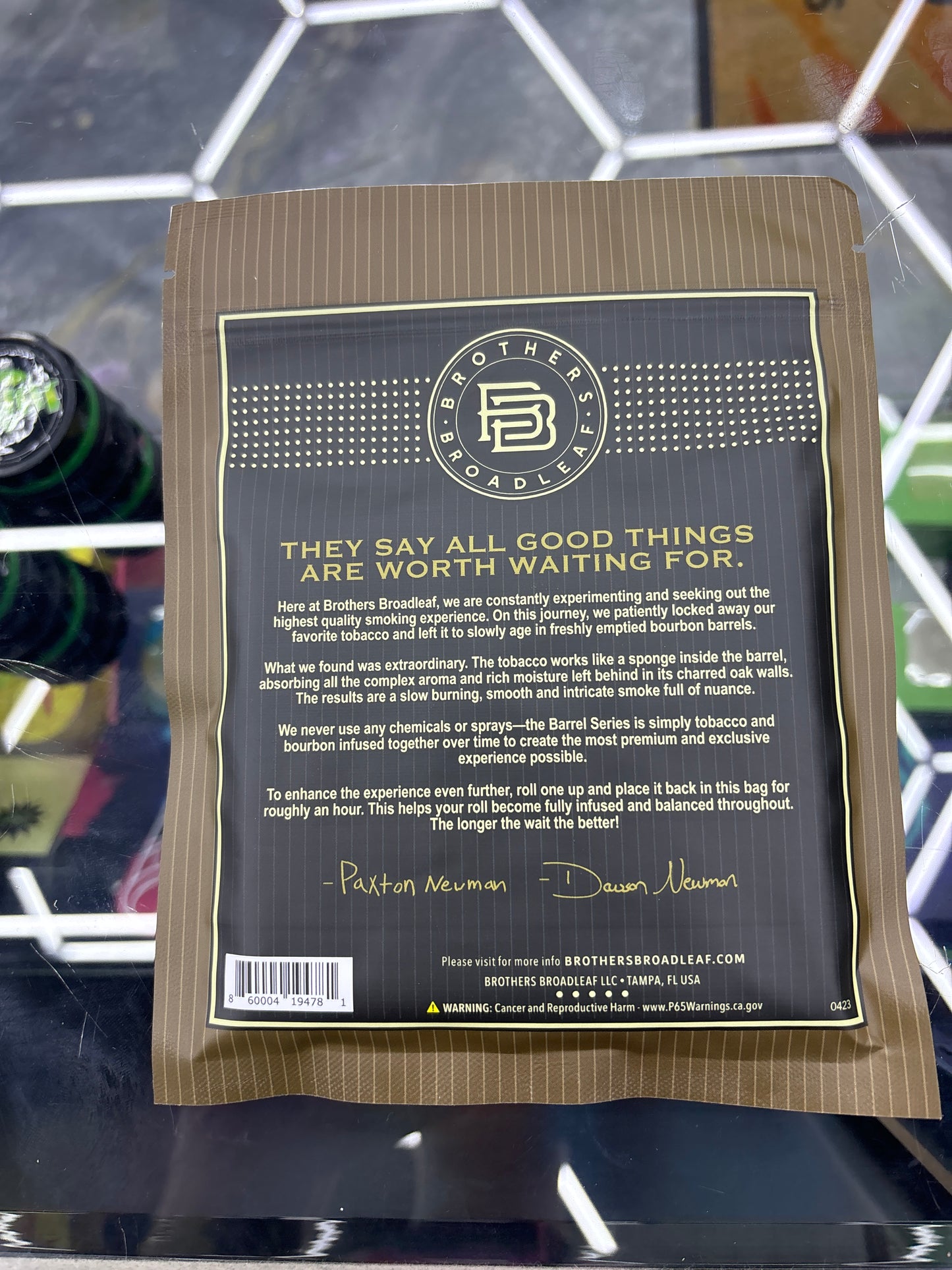 Broadleaf brothers barrel series almost perfect, 5 cigars