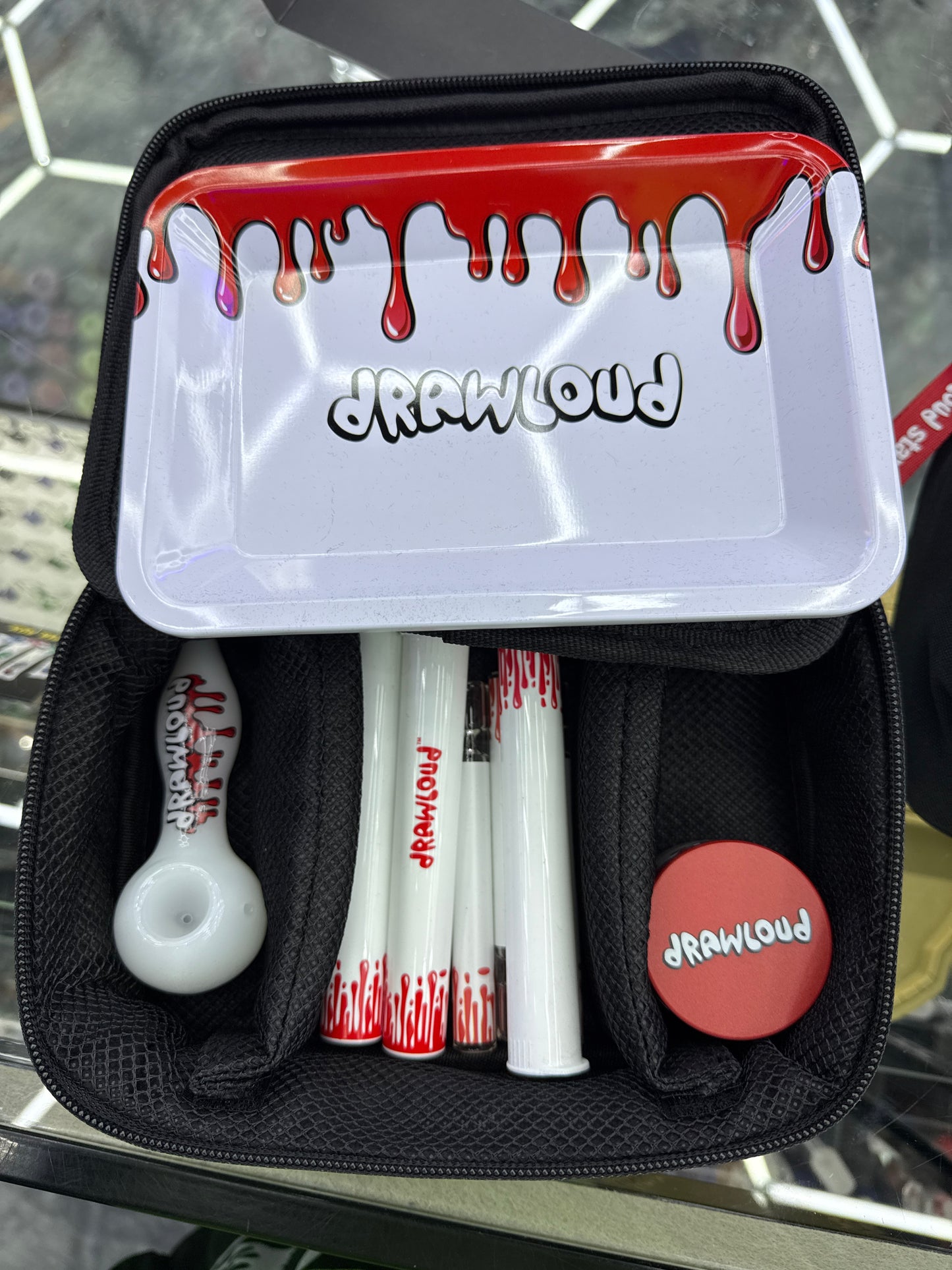 Trey set white drawloud