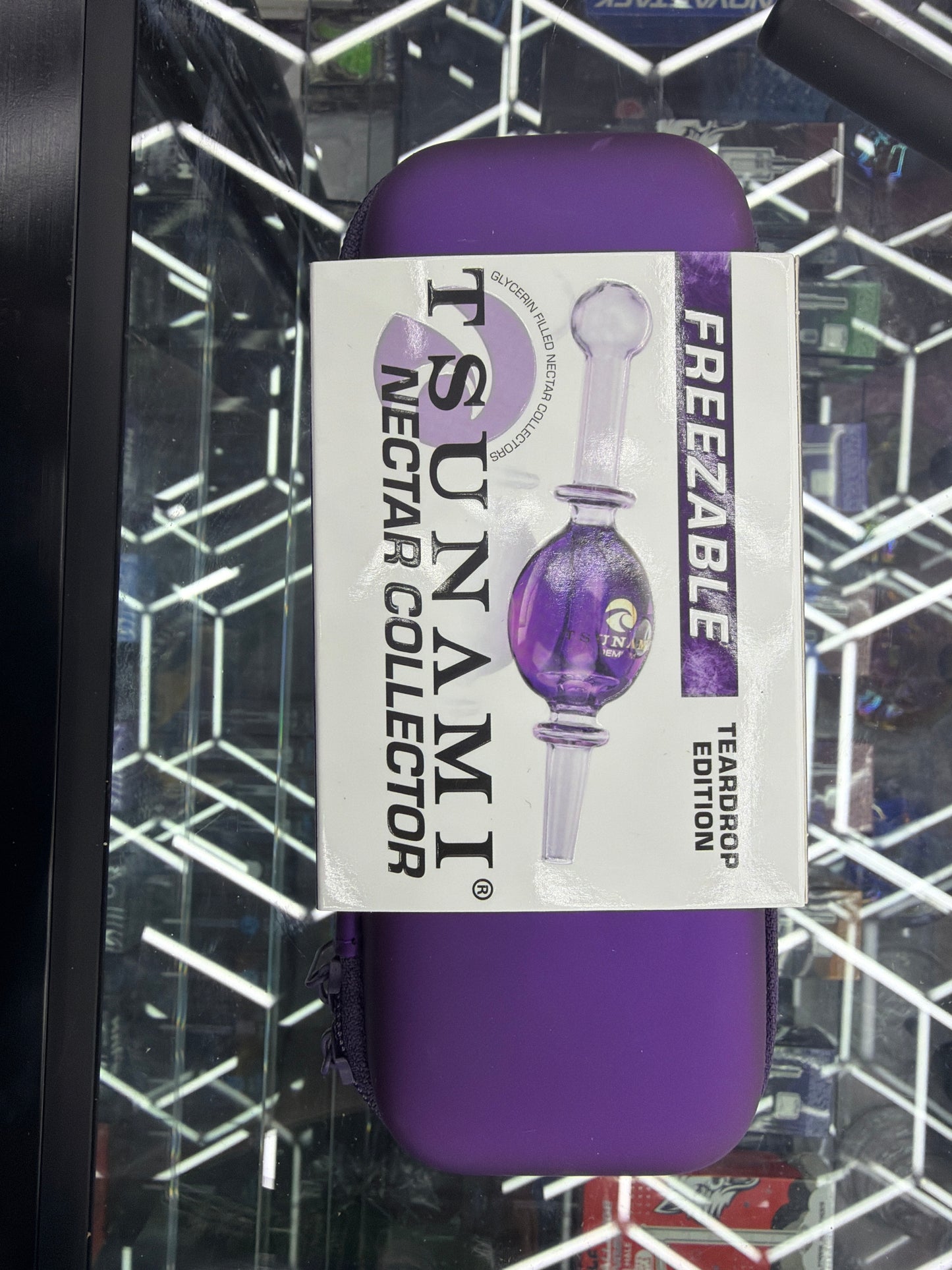 Tsunami freezeable nectar collector teardrop edition Purple