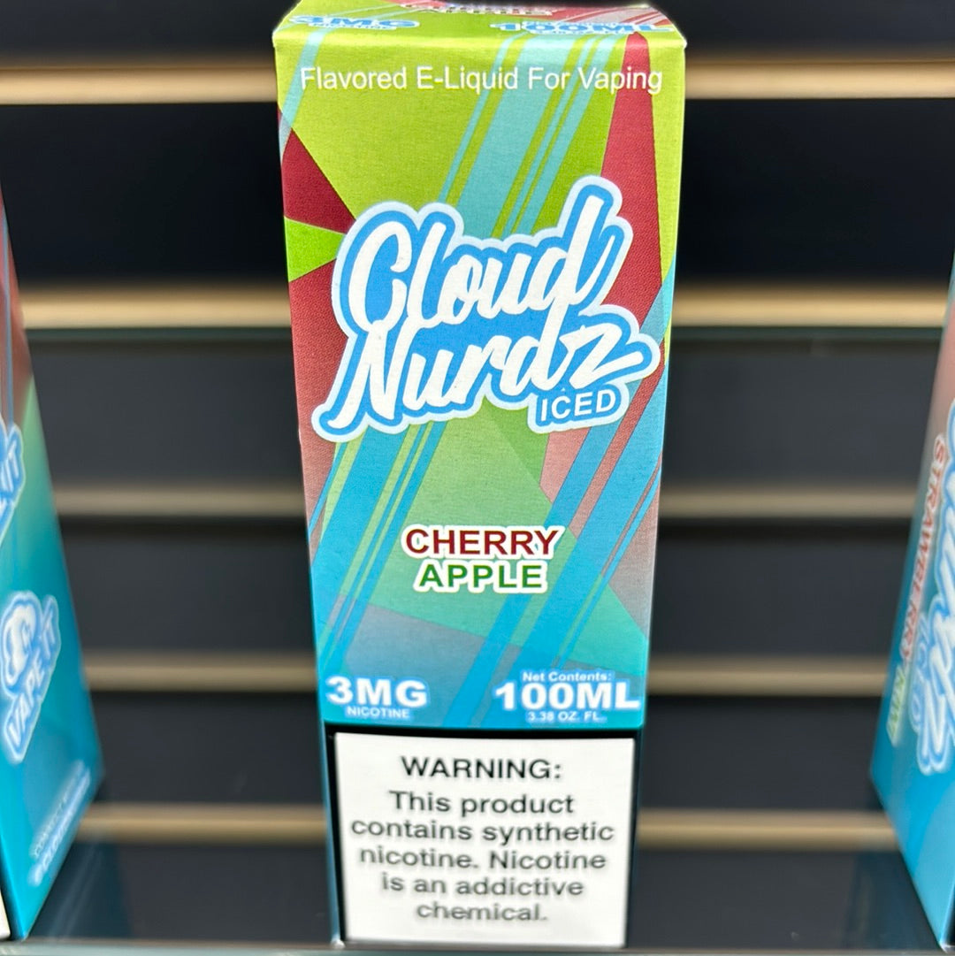 Cloud nurdz cherry, apple ice 3mg