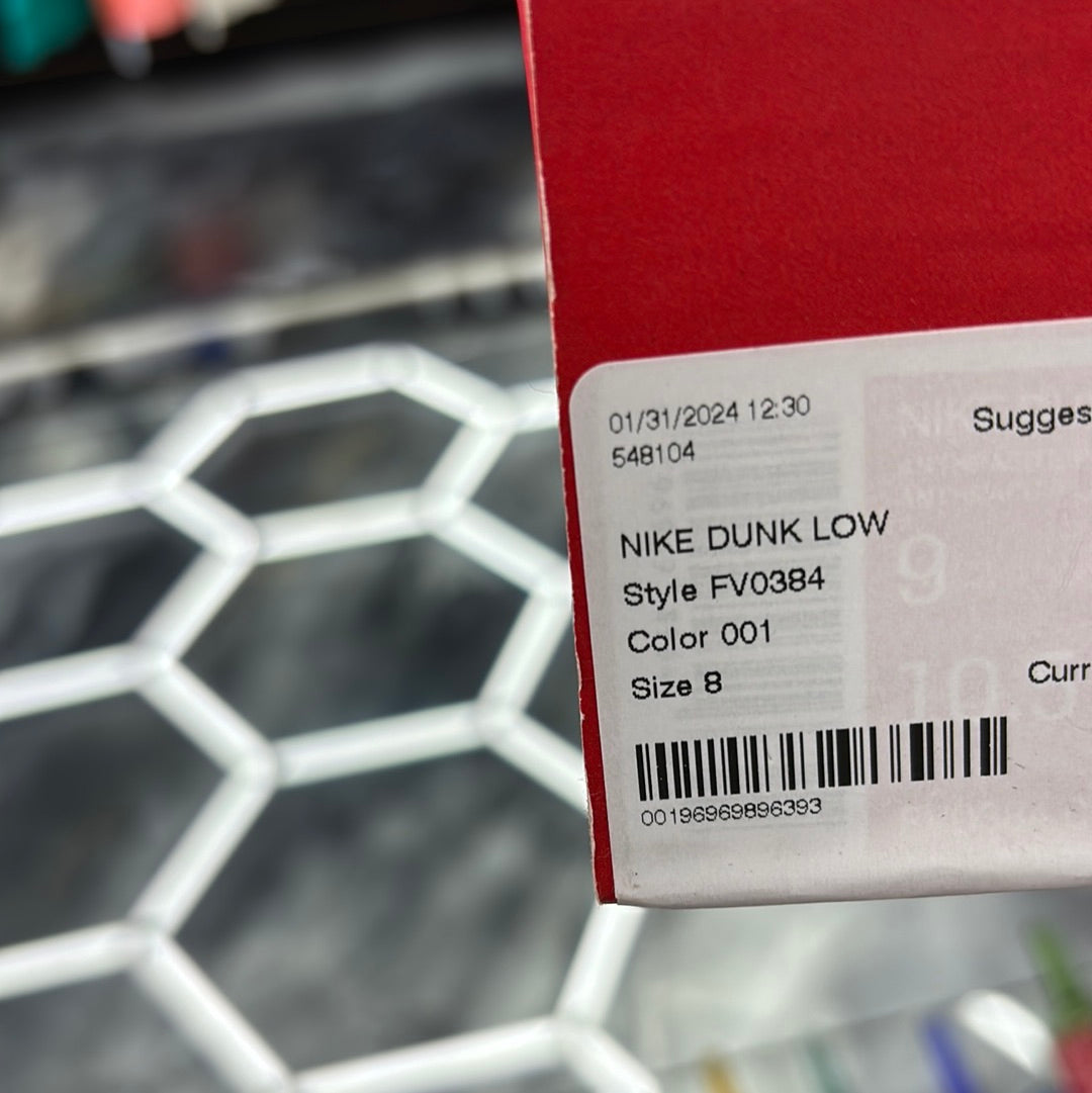 Nike dunk low anthracite /pure platinum size 8m