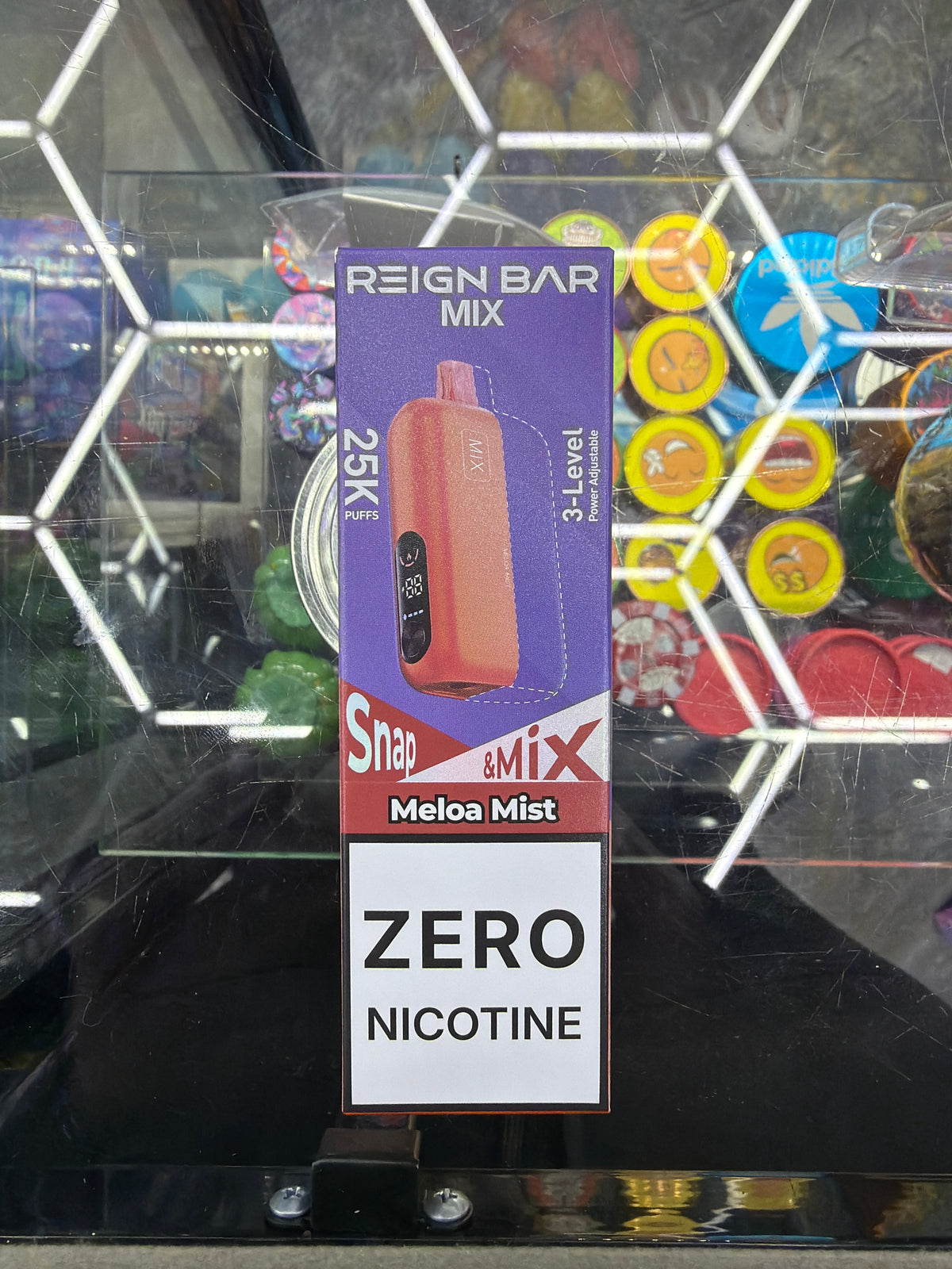 Reign bar palette snap & mix 25k puff Meloa Mist Zero Nicotine