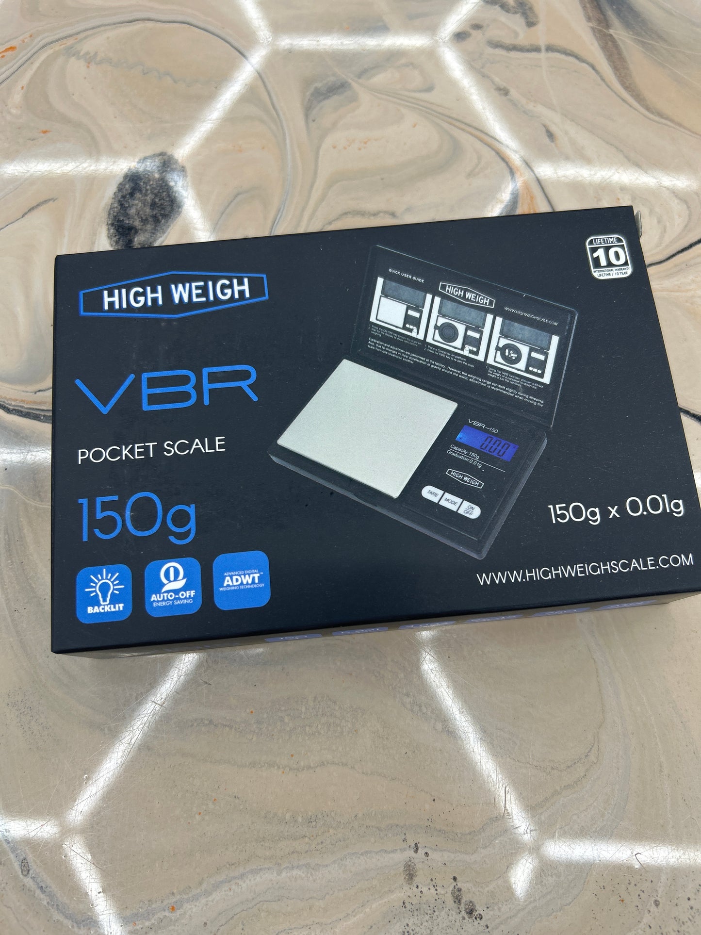 High weigh vbr pocket scale 150g x 0.1g