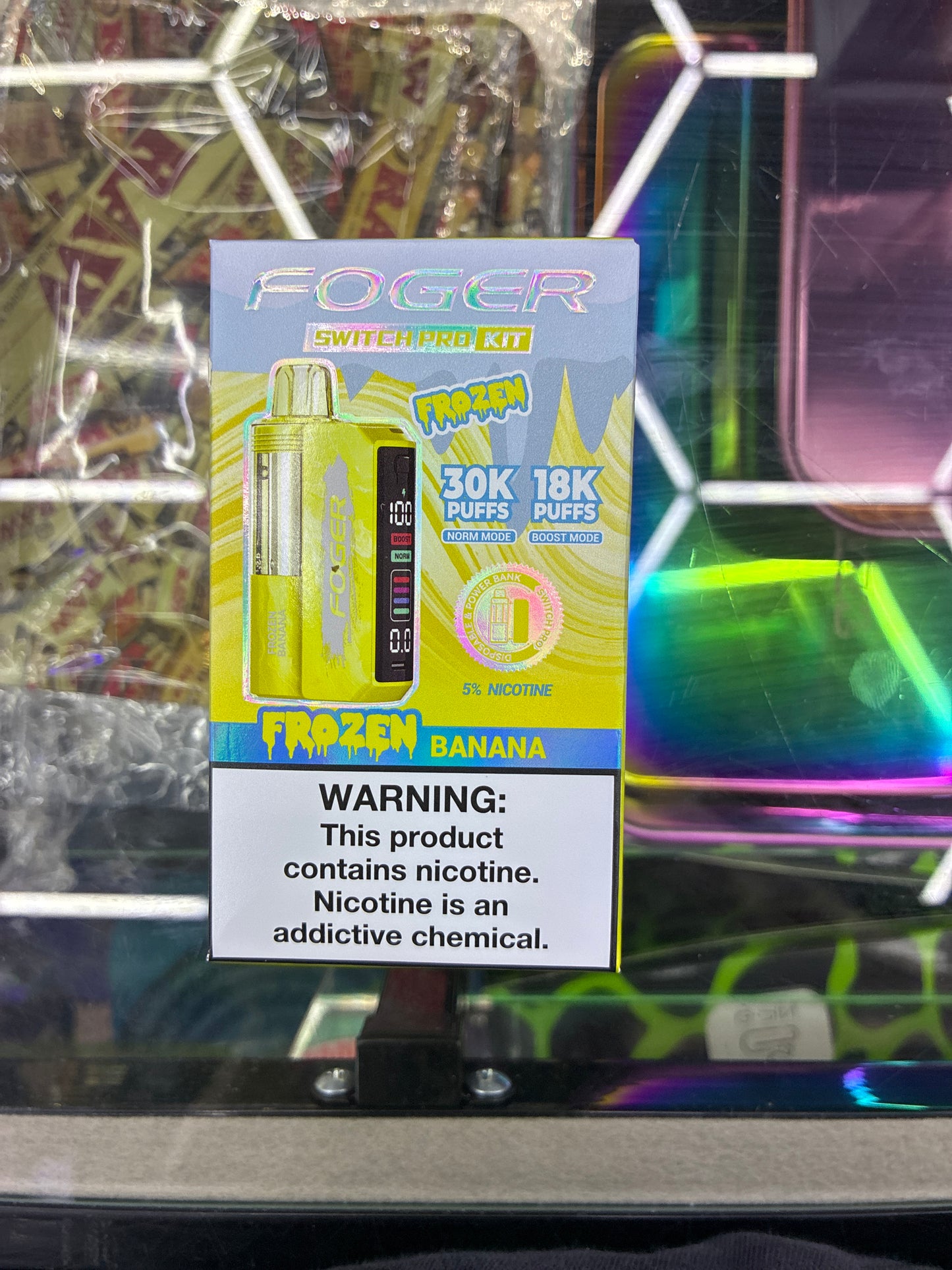 Fogger switch pro disposable kit 30k puffs frozen banana