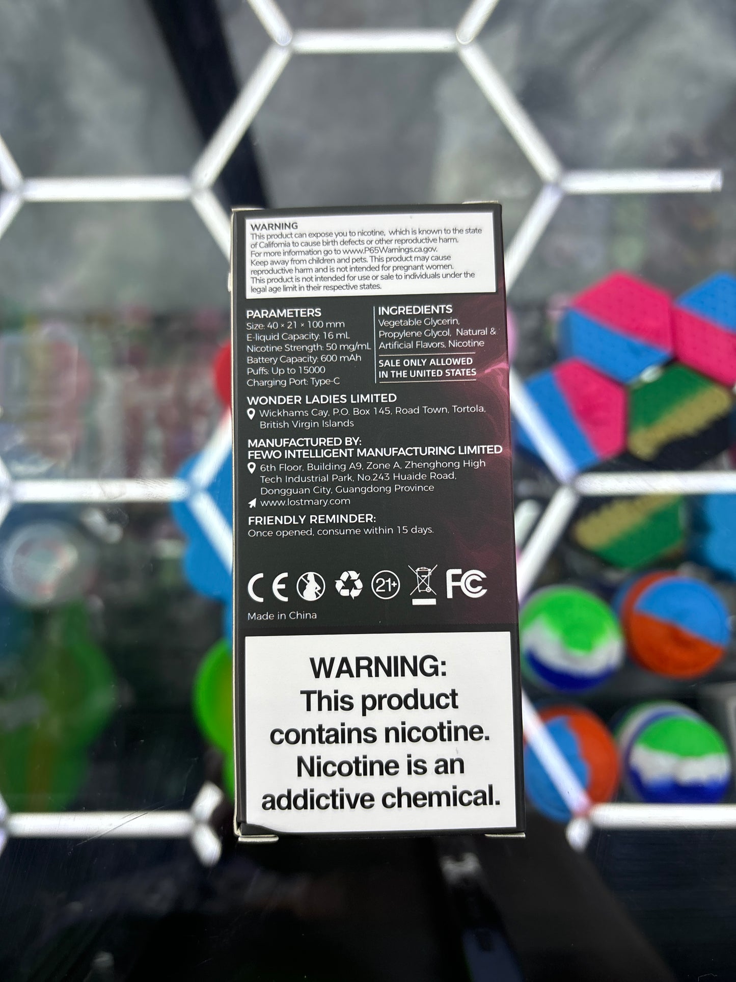 Lost Mary 15,000 puffs rocket popsicle