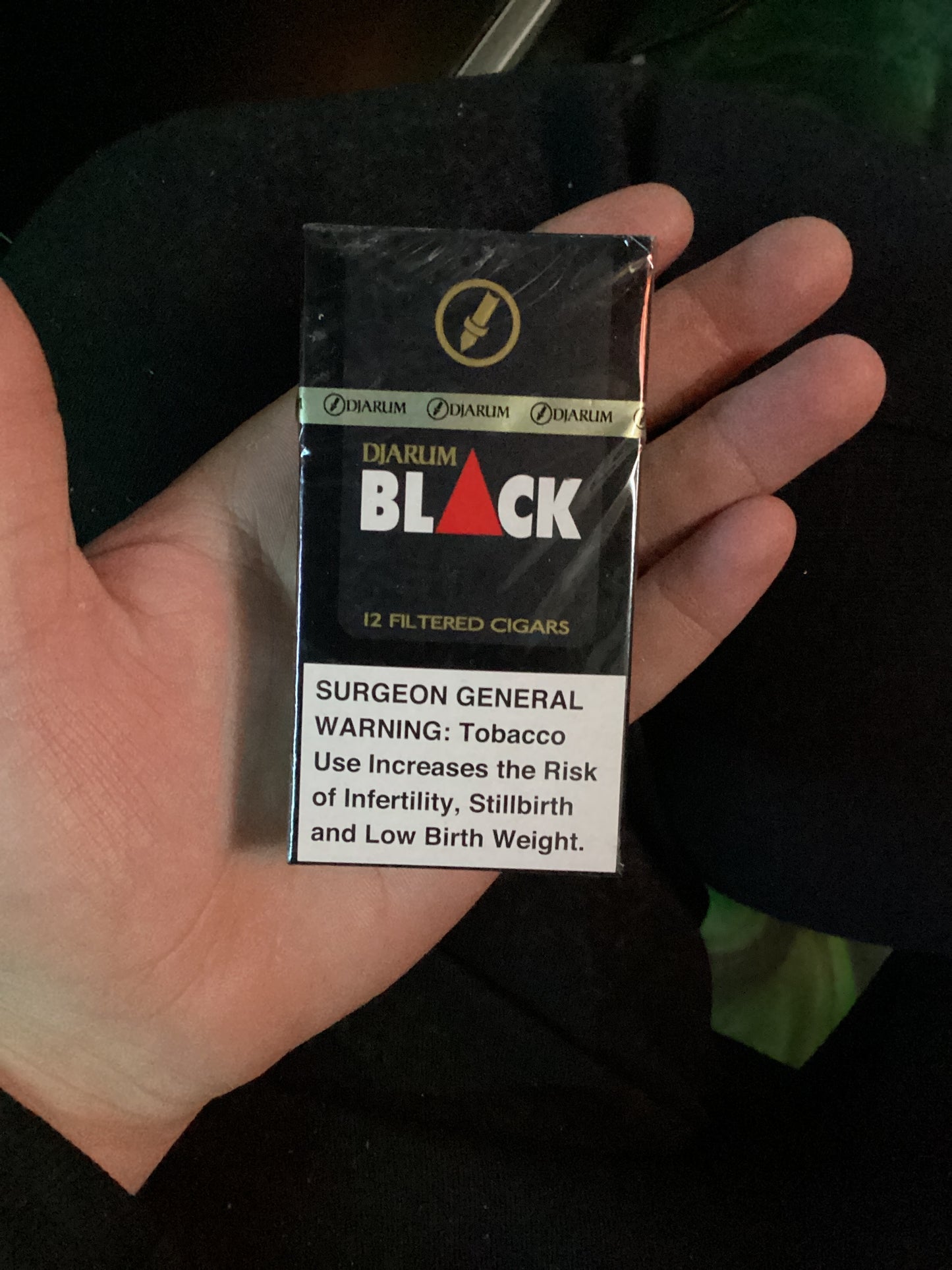 Diarum black 12 filtered cigars