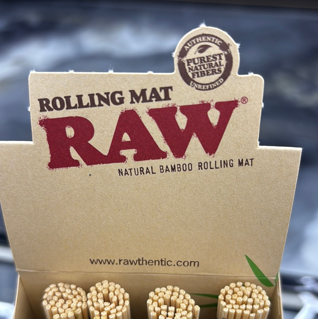 Raw rolling mat natural bamboo, rolling mat