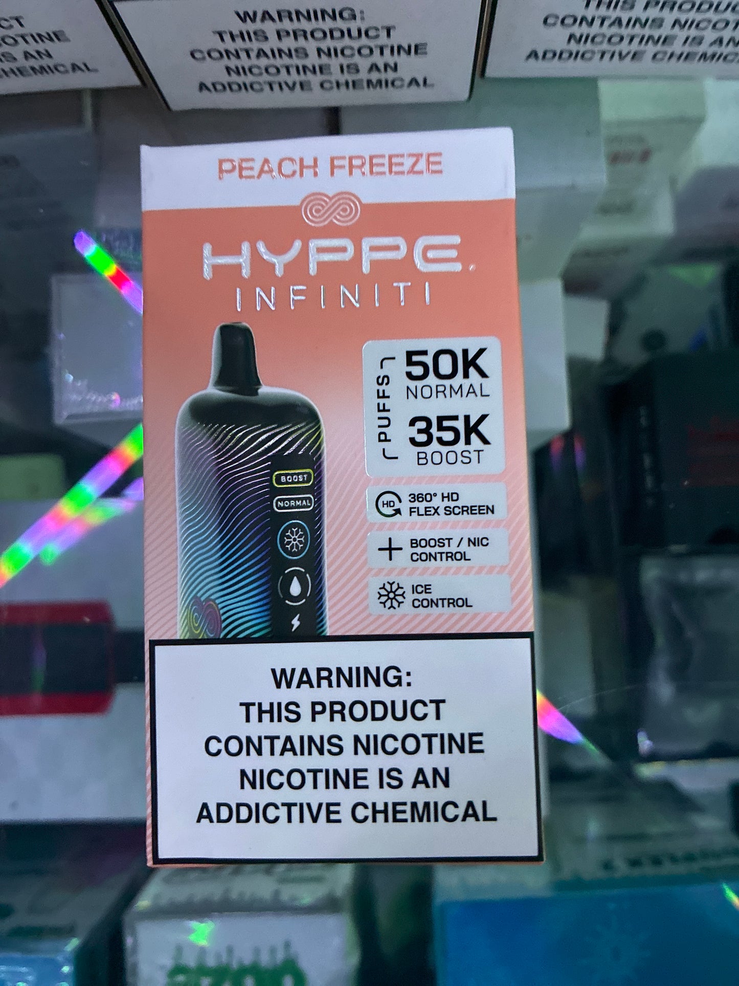 HYPPE INFINITY 50K puffs peach freeze