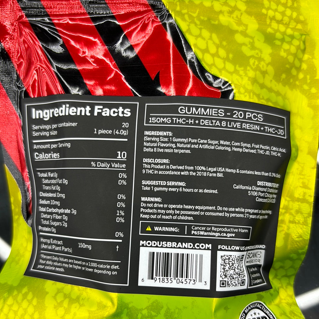 Modus upper cut blend 3.0 black cherry X limeade Indica