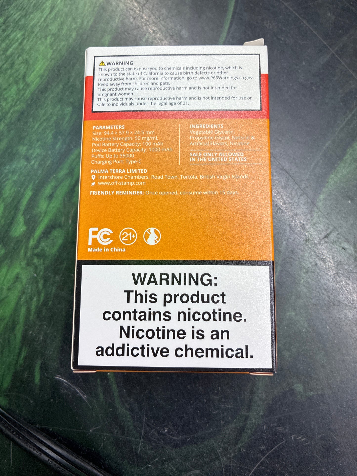 Off stamp Miami mint kit 35k