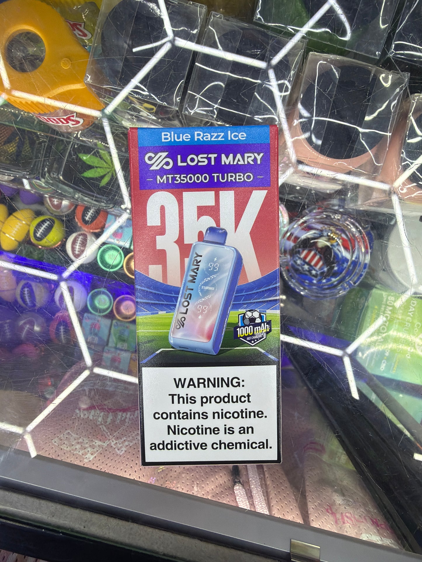 Lost Mary pixy edition Blue razz ice+ 35k hits