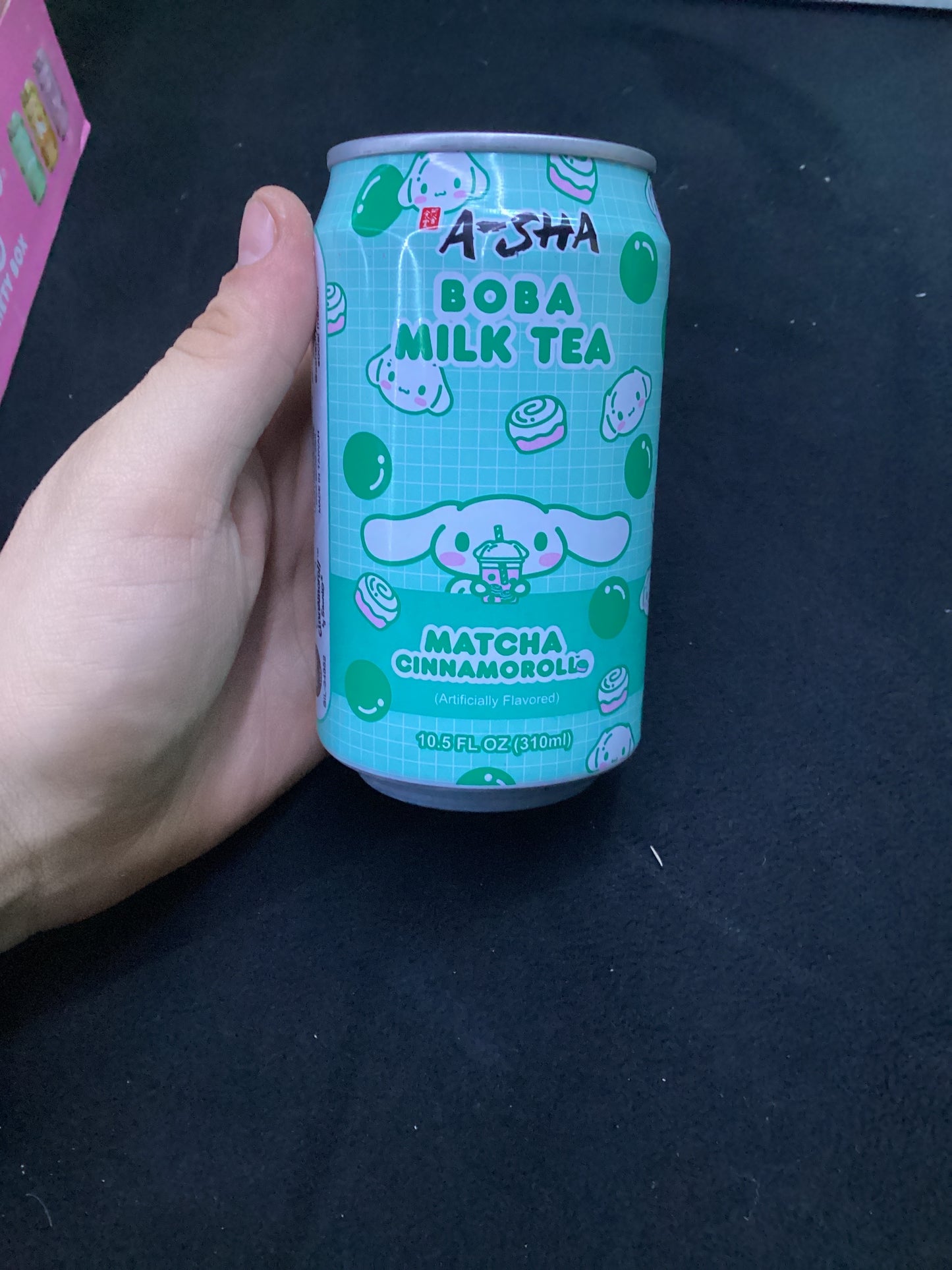 A-sha Hello kitty n friends boba milk tea matcha cinnamonrolls