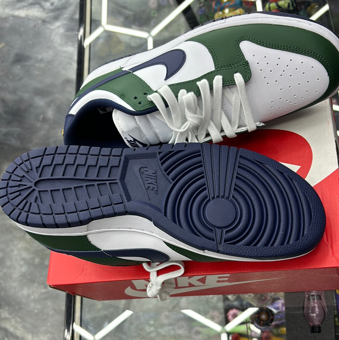 Nike dunk low fir/midnight, navy – white sapin/blank/marine minuit size 11
