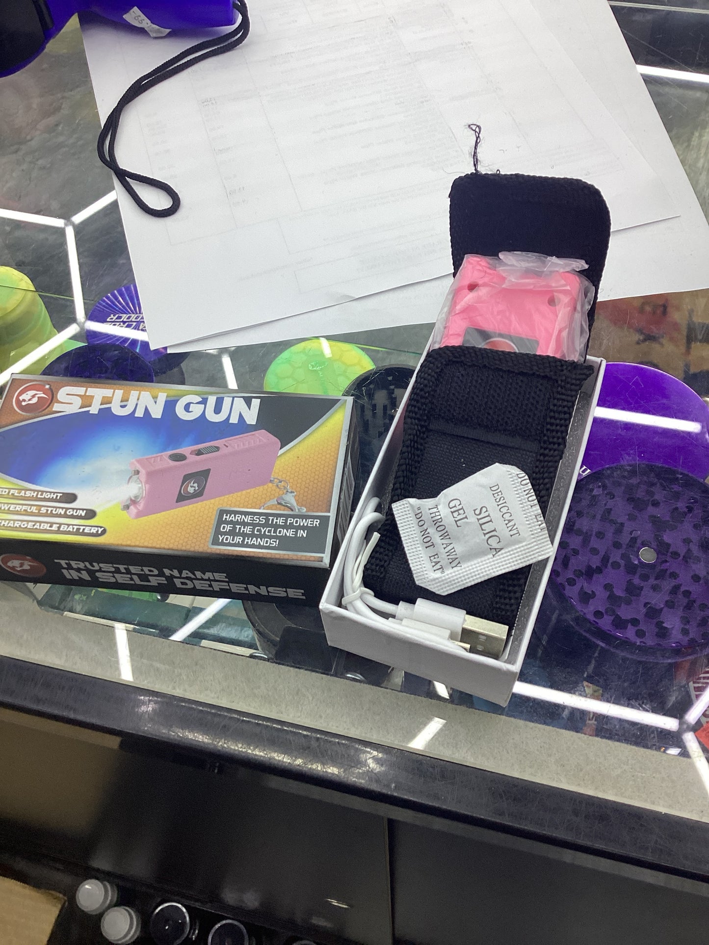 Jaguar stun gun pink