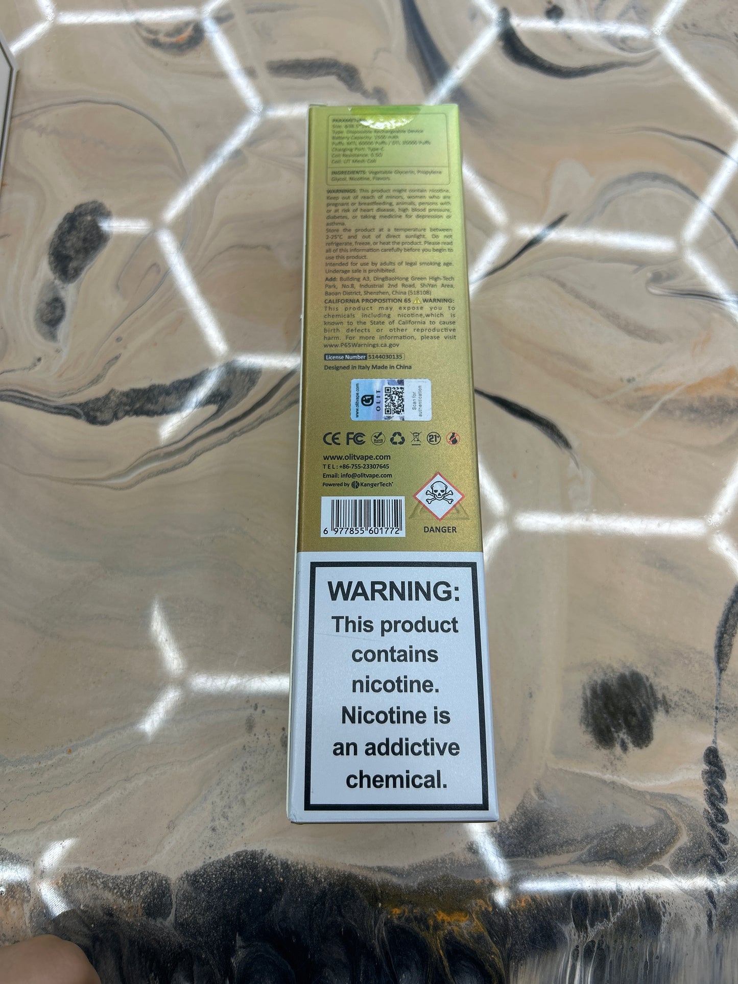 Olit hookah lit pro 60000k puffs mango freeze