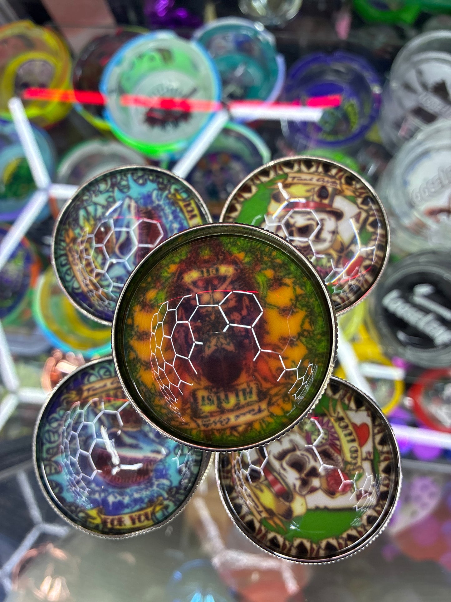 3d dome metal grinder