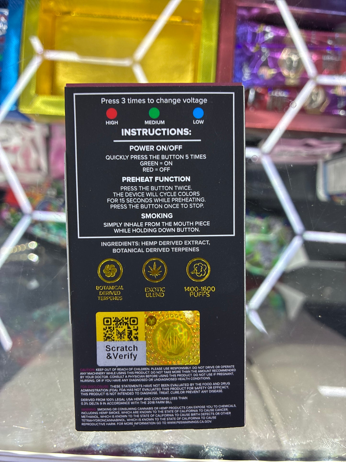 Muha meds 3500mg melted diamonds rainbow belts