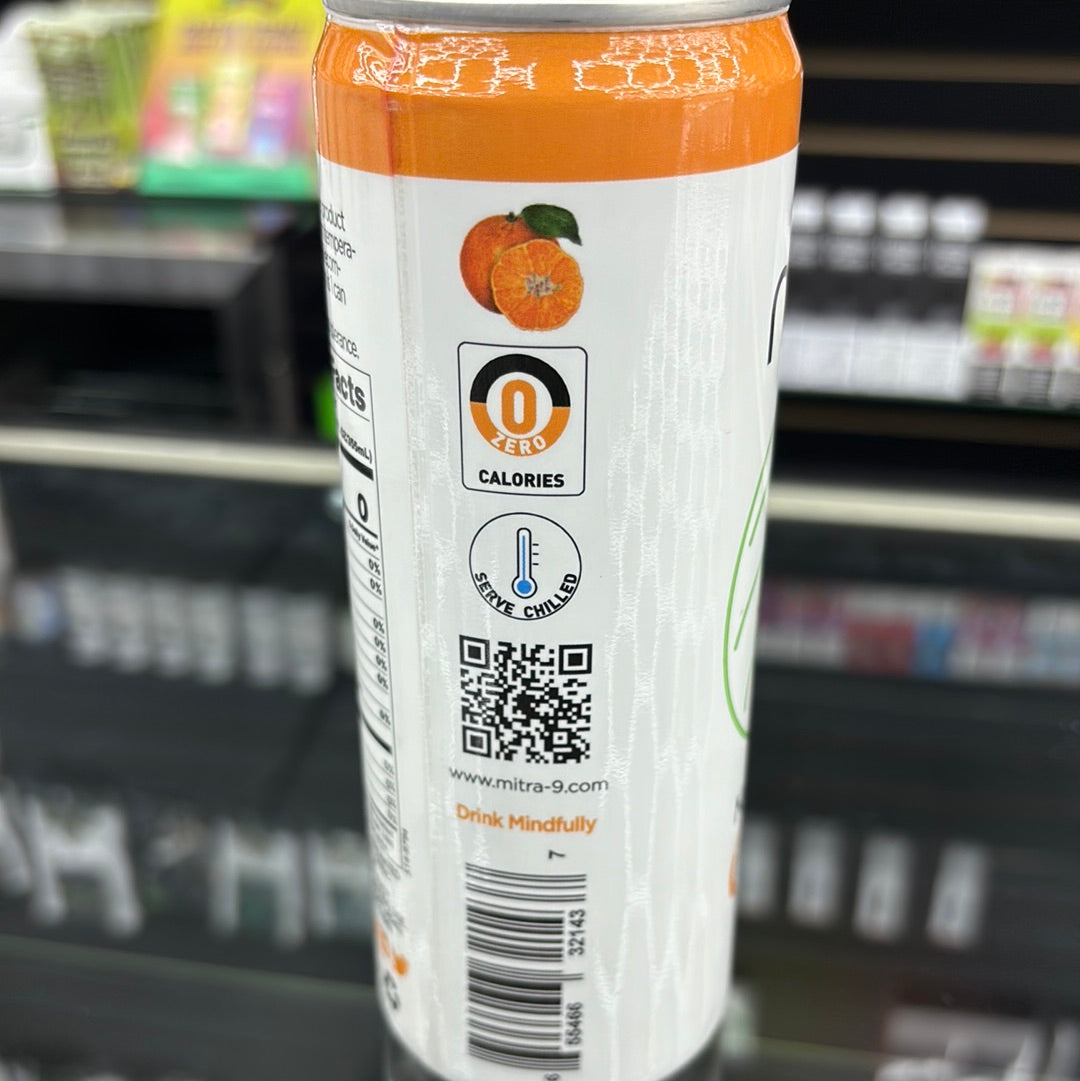 Mitra 9 kratom seltzer tangerine