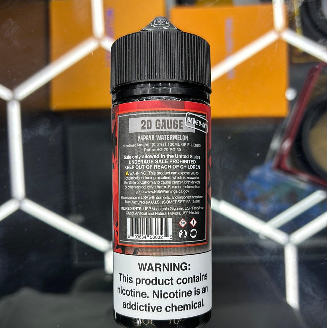 Gorilla warfare, 20 gauge papaya, watermelon 6 MG