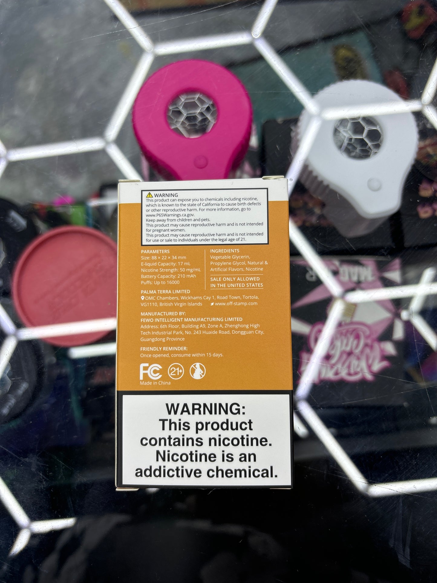 Off stamp pod mango twist 16k puffs