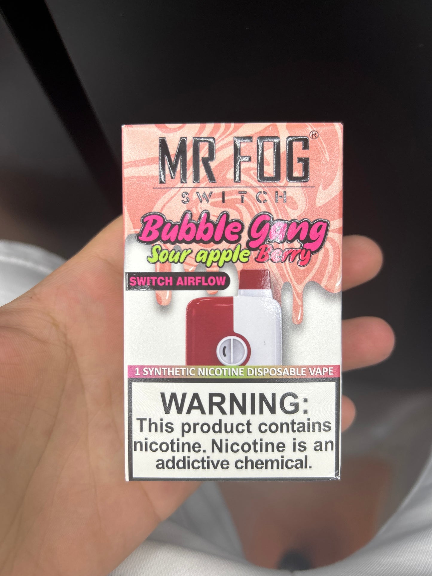 Mr fog switch 5500 hits bubble gang sour apple berry