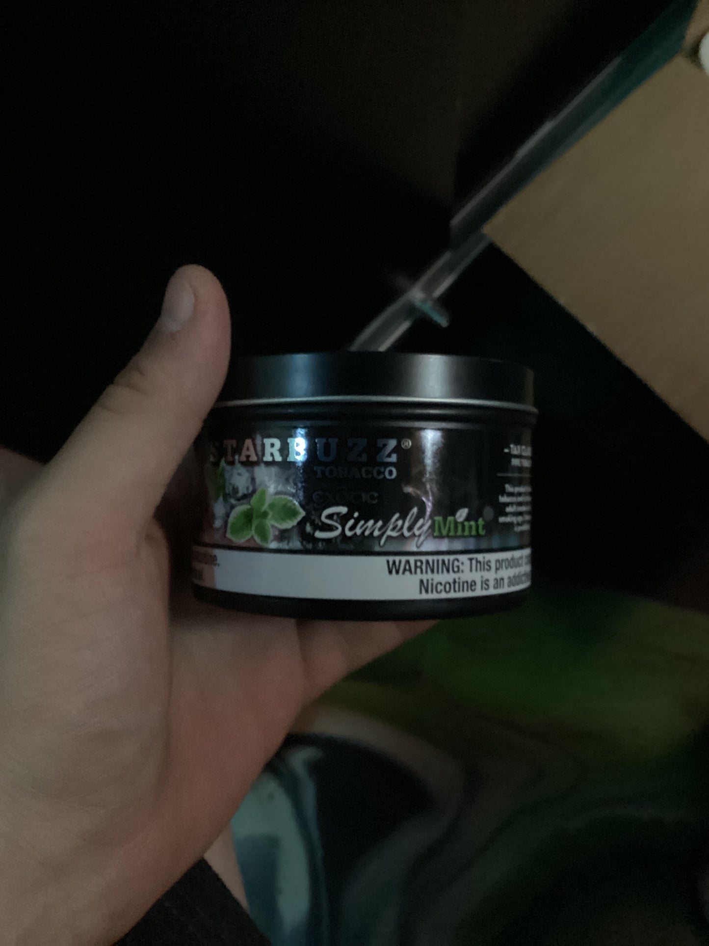 Starbuzz tobacco 100g exotic simply mint