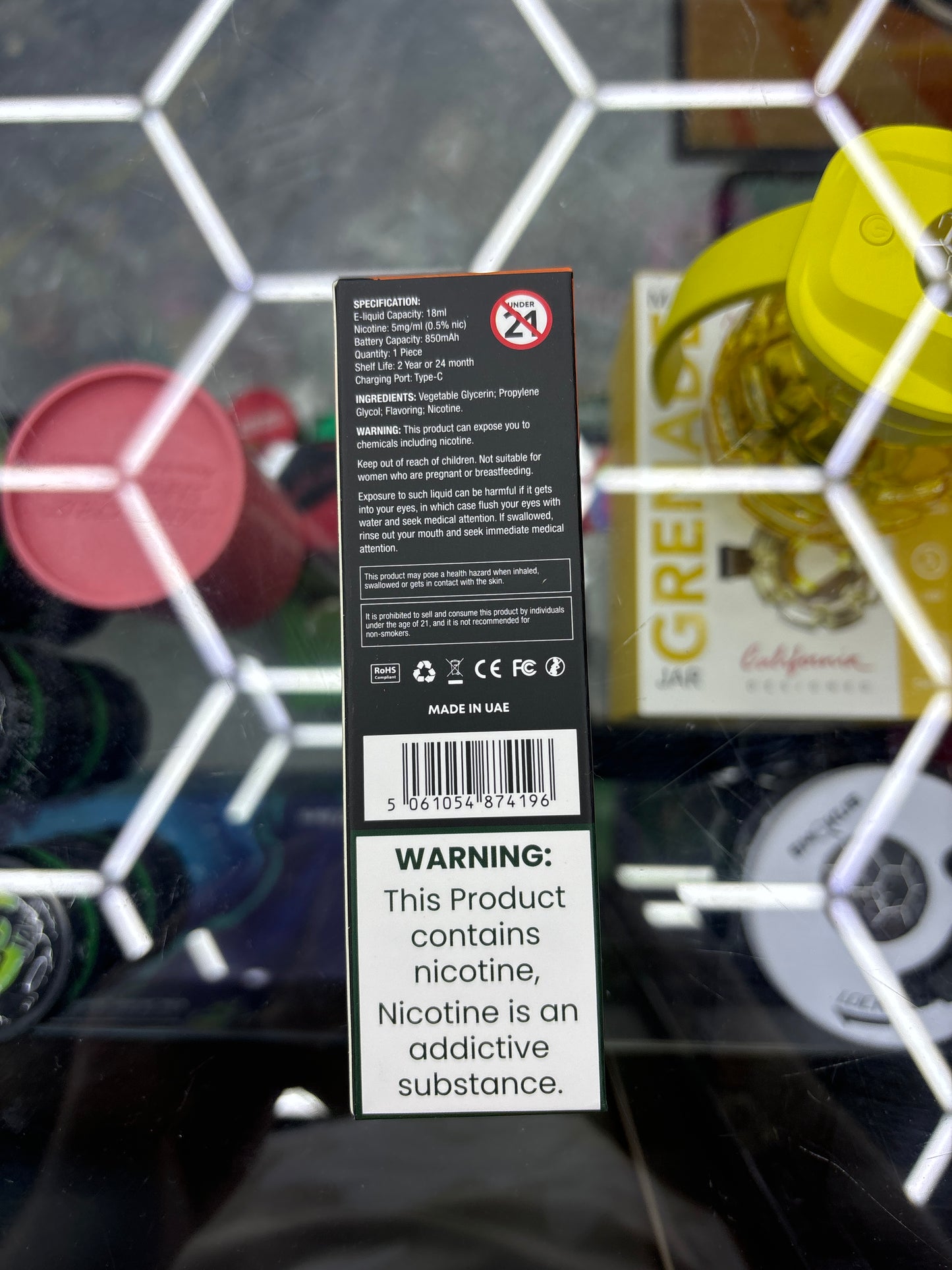 Al fakher crown Orange mint 8000puffs