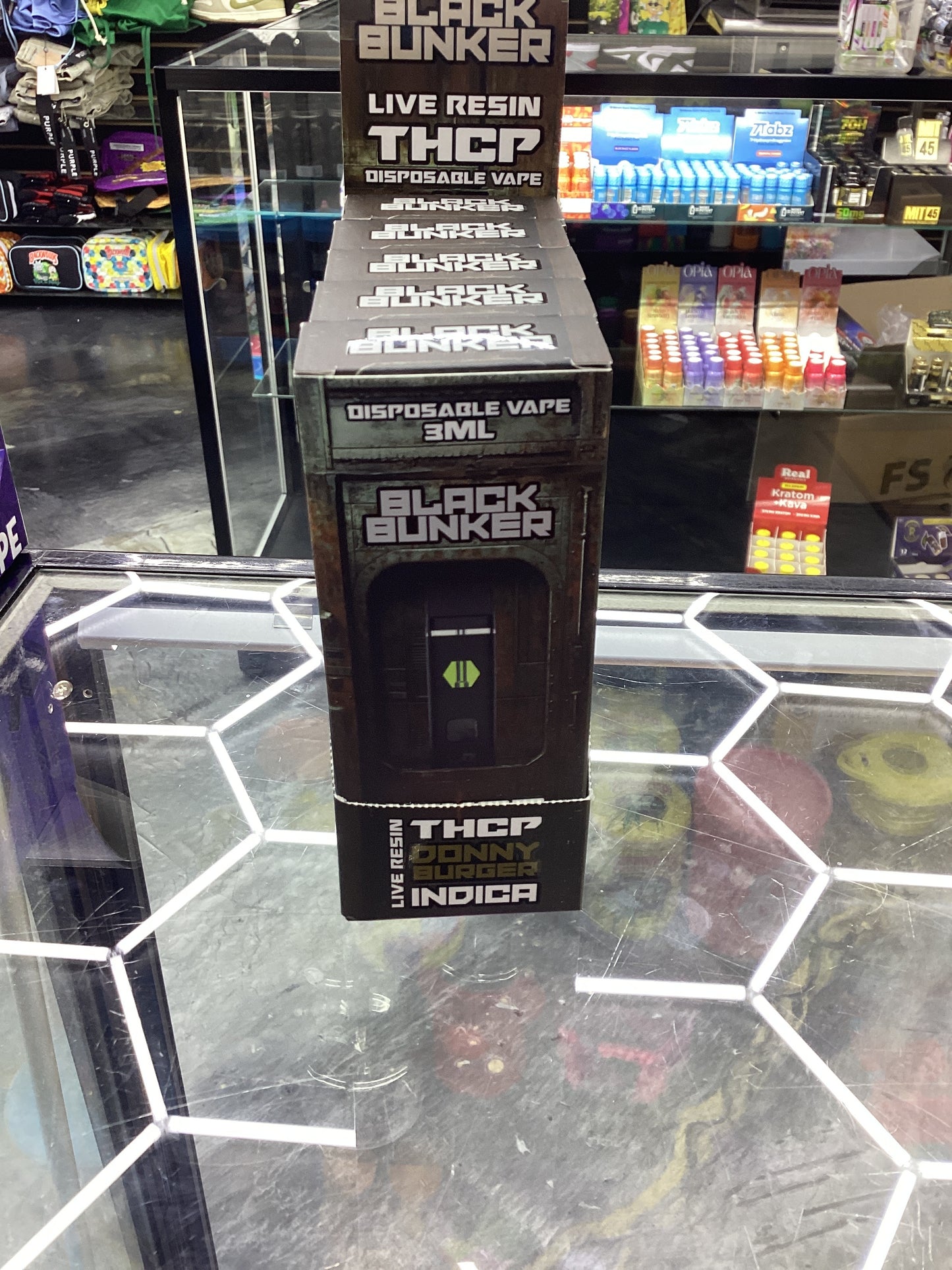 Black bunker disposable thcp vape thca indica Donny burger 3ml