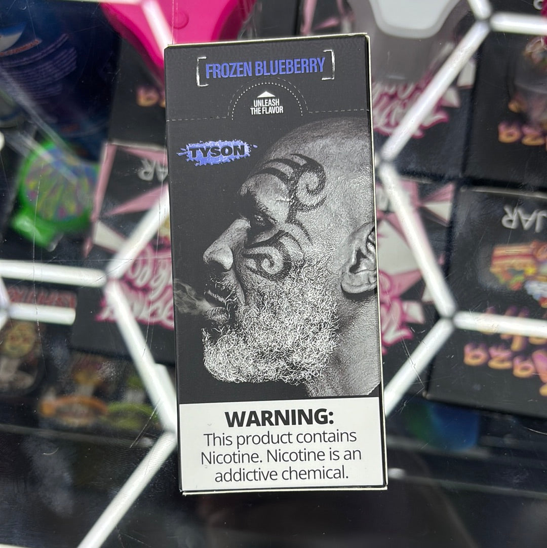 Tyson 15,000 hits iron mike frozen blueberry