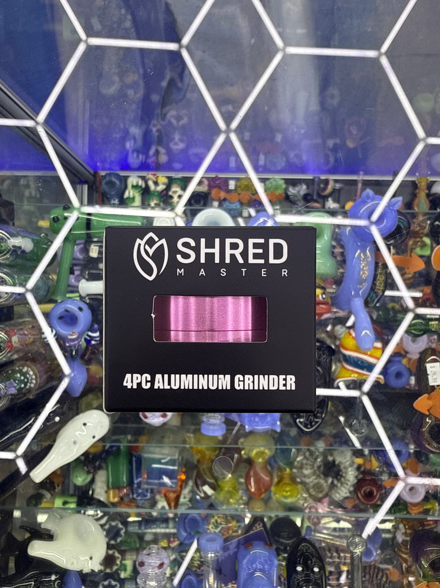 Shred Master 4pcs Aluminum Grinder Medium Pink