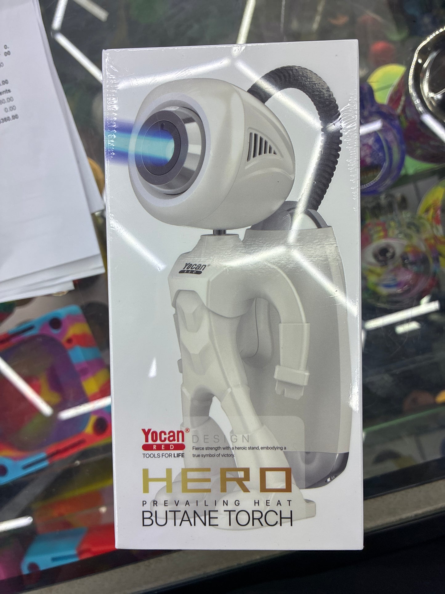 YouCan red hero butane torch silver