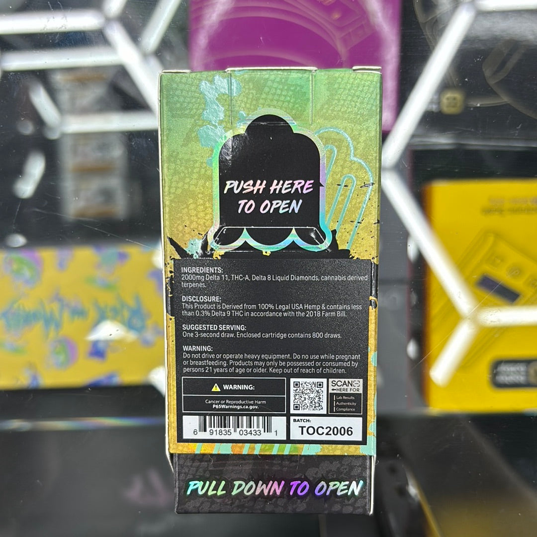 Modus tap out blend 2.0 gator breath Indica 2G cartridge