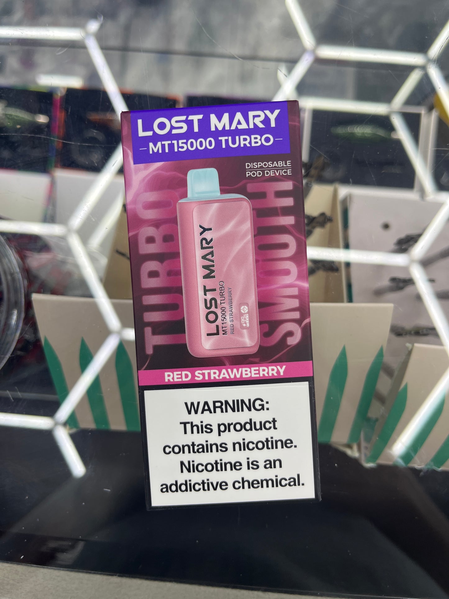 Lost Mary red strawberry 15,000 puffs,