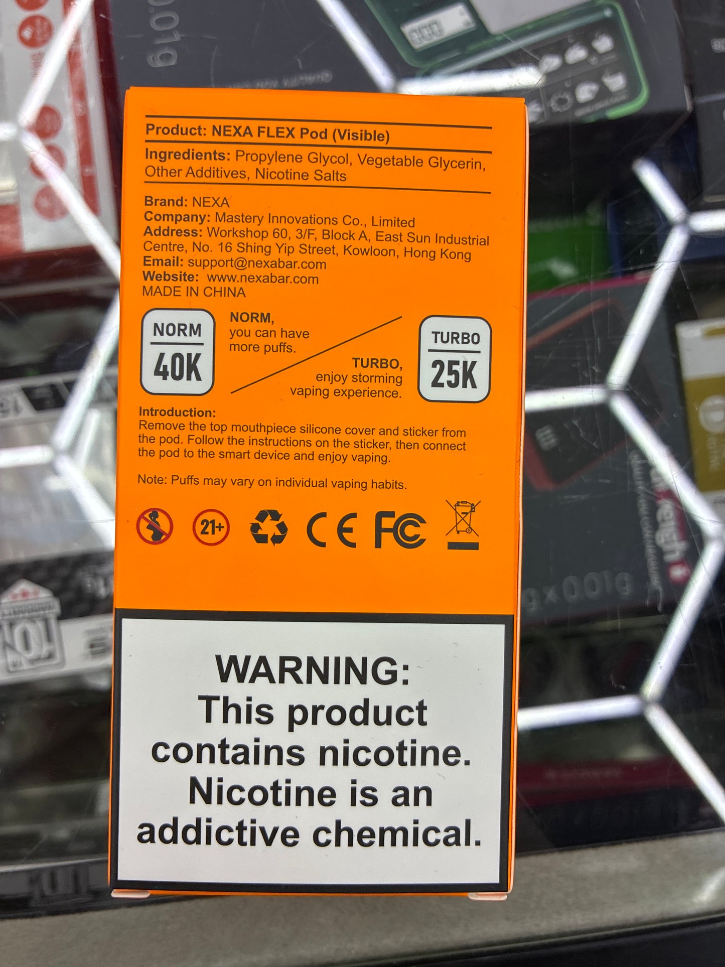 NEXA Flex pod 40k puffs x2 strawberry banana