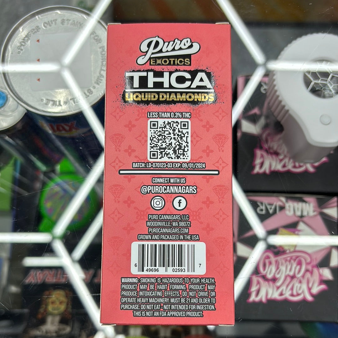 Puro thca liquid diamonds jedi mind fuck, 2G