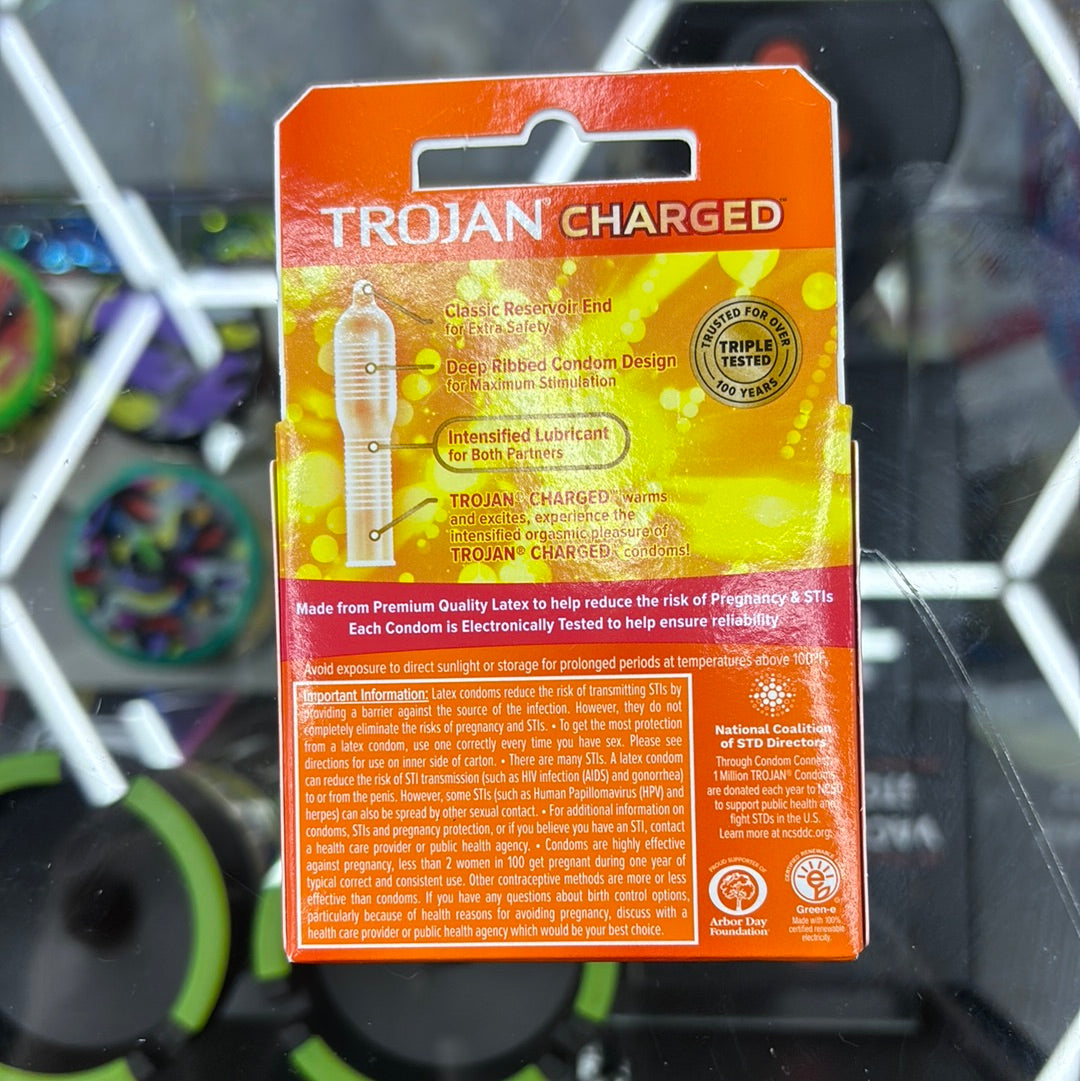 Trojan charged condoms
